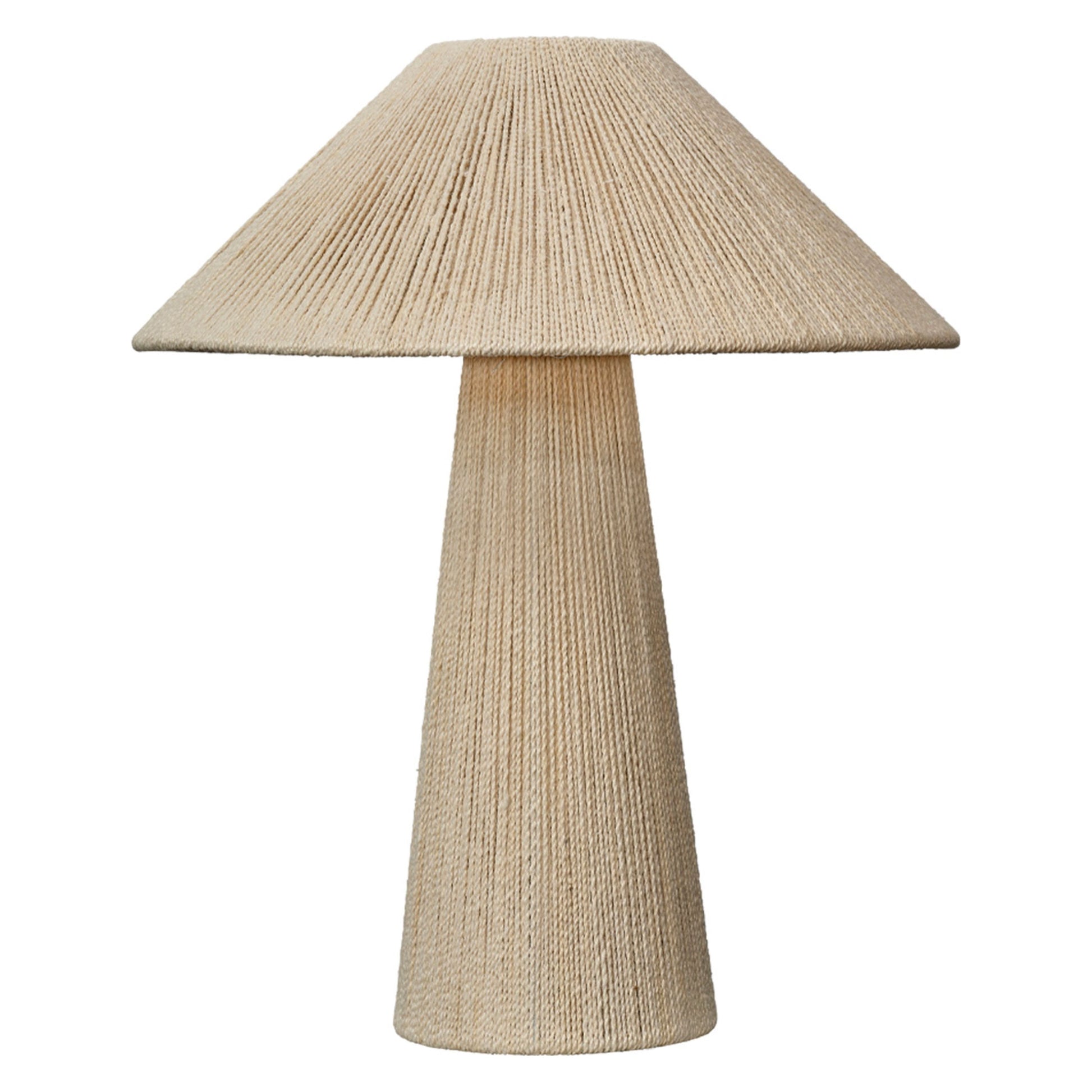 Tension Jute Table Lamp Off White by Jamie Young