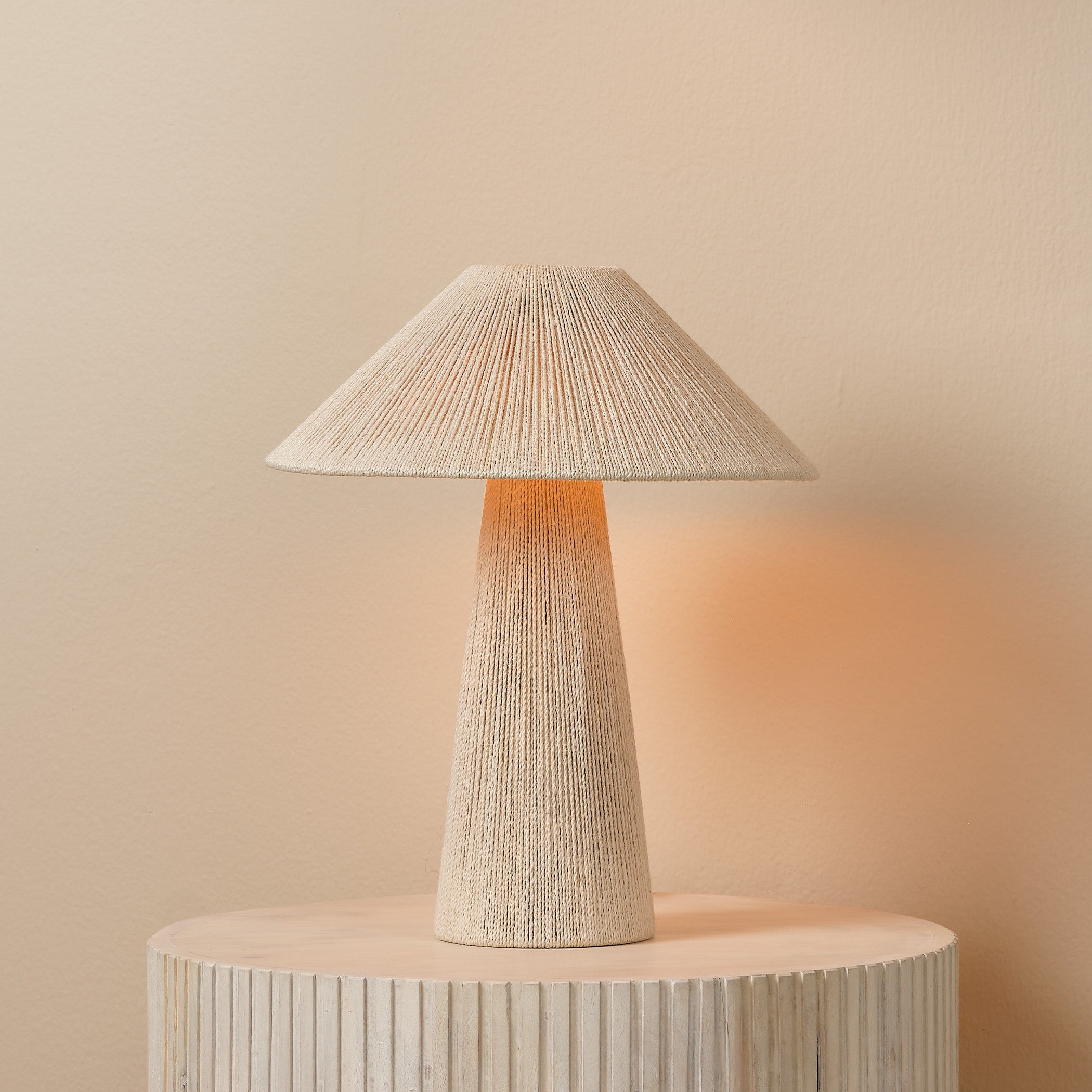 Tension Jute Table Lamp by Jamie Young