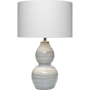 Catalina Ceramic Wave Table Lamp by Jamie Young