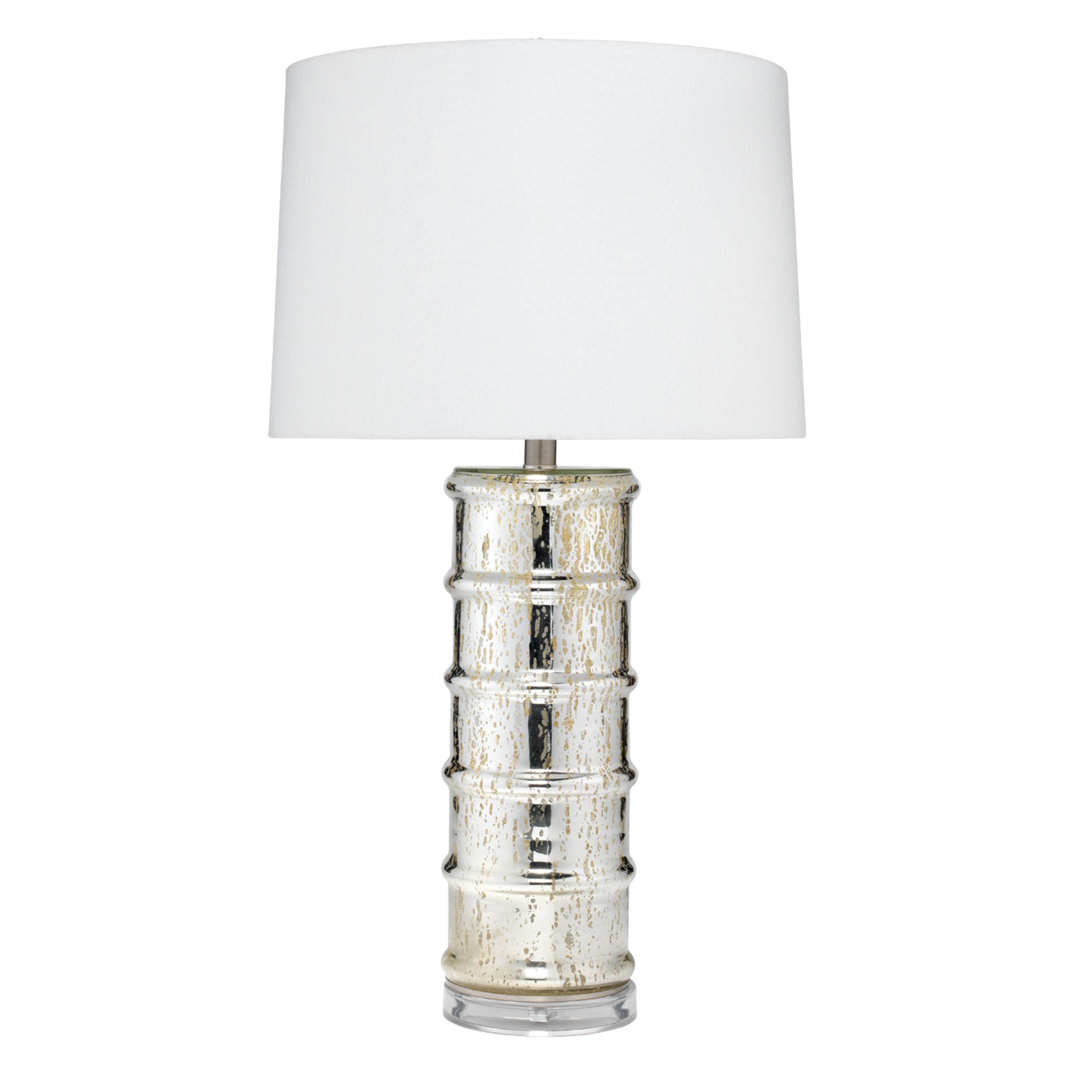 Irene Glass Table Lamp, Silver by Jamie Young