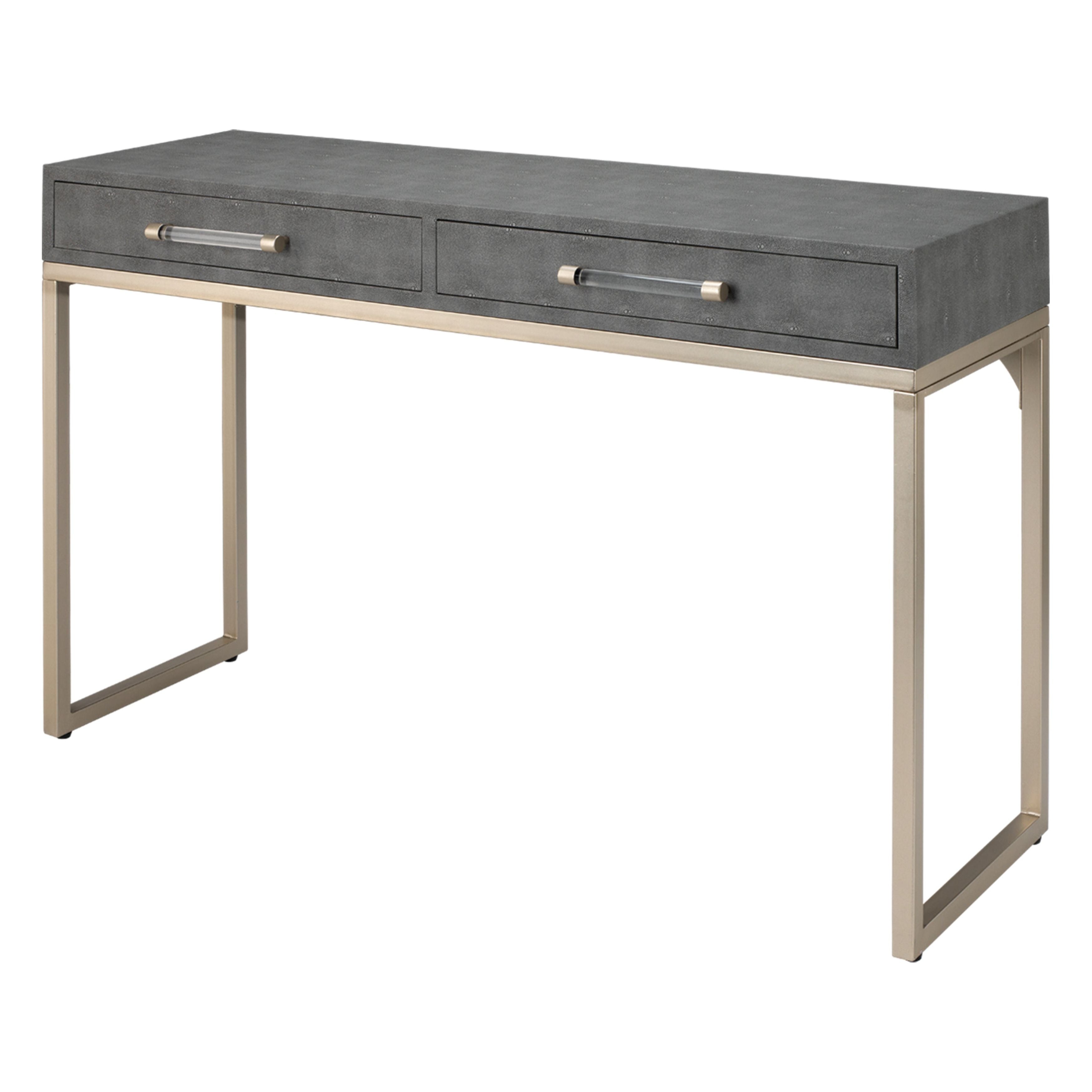 Kain Faux Shagreen Console by Jamie Young