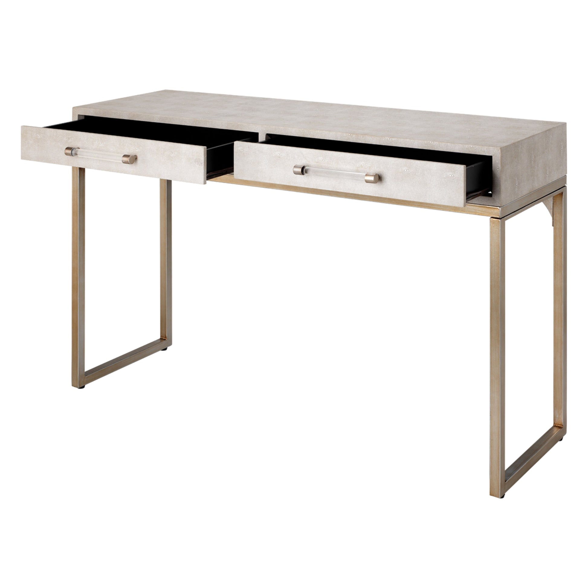 Kain Faux Shagreen Console by Jamie Young
