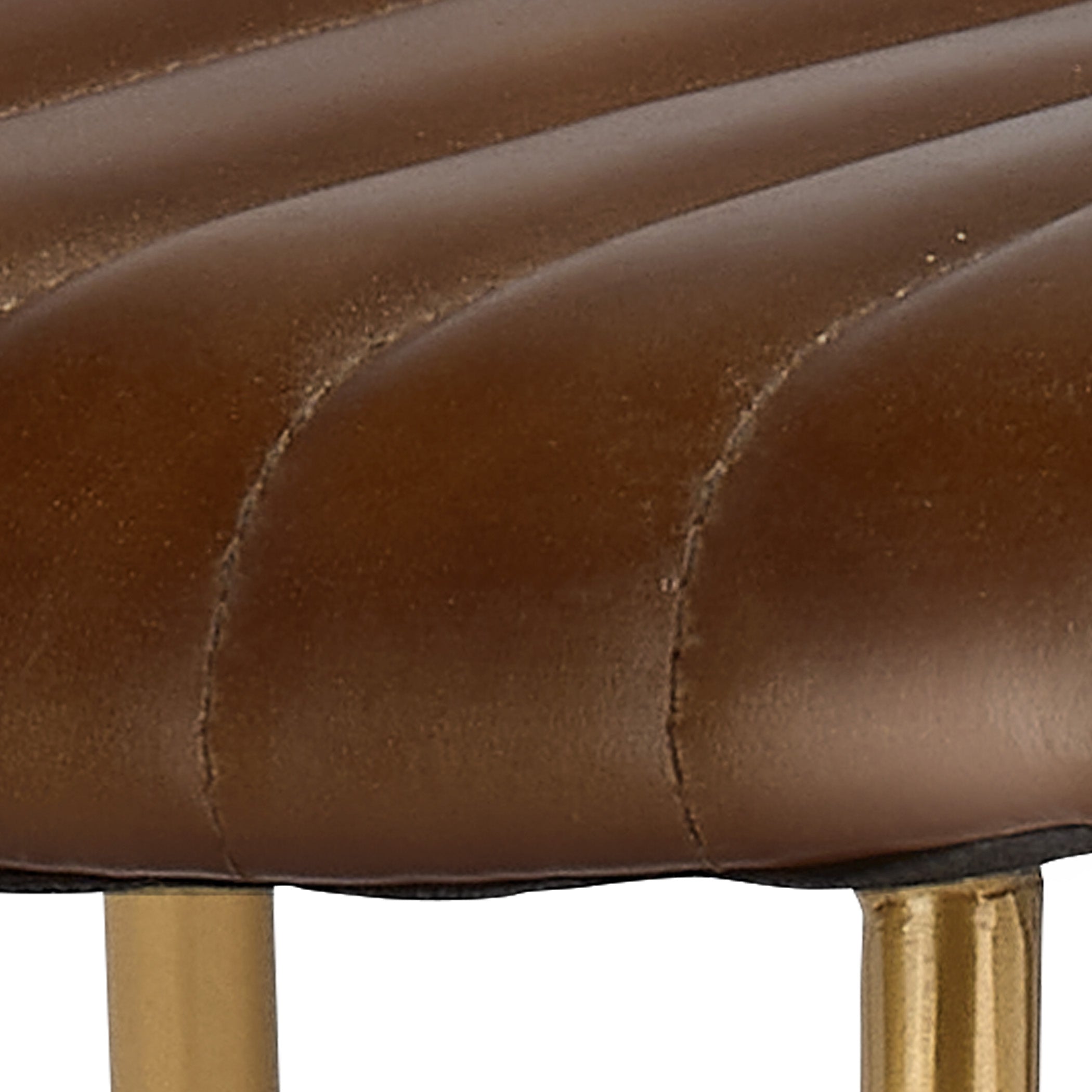 Theo Leather Counter Stool by Jamie Young