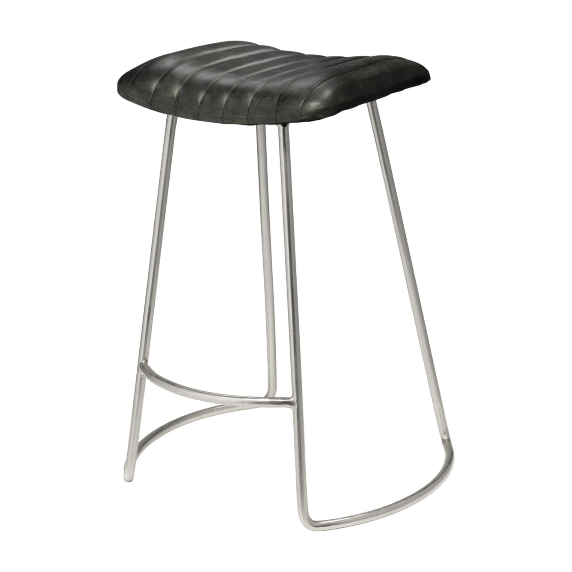 Theo Leather Counter Stool by Jamie Young