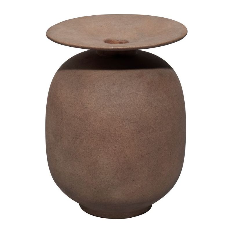 Highland Decorative Ceramic Vase, Brown by Jamie Young