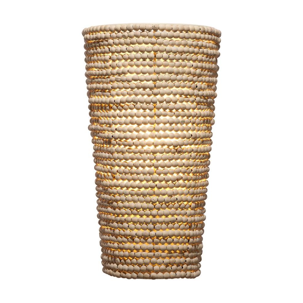 Seawall 1-Light Beaded Cone Wall Sconce by Jamie Young