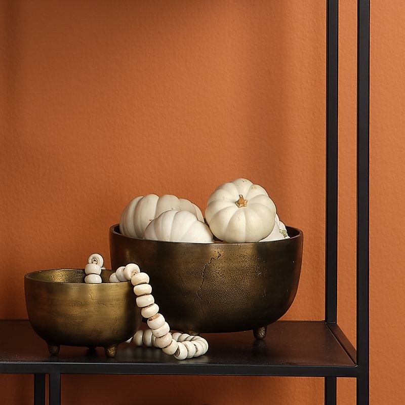 Relic Metal Footed Decorative Bowl by Jamie Young