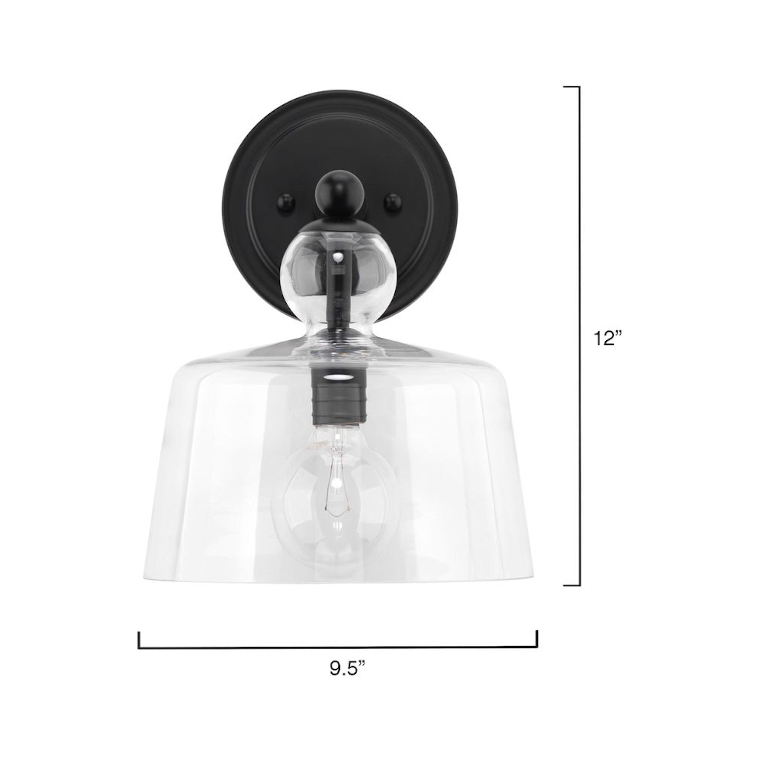 Hudson Glass Wall Sconce by Jamie Young