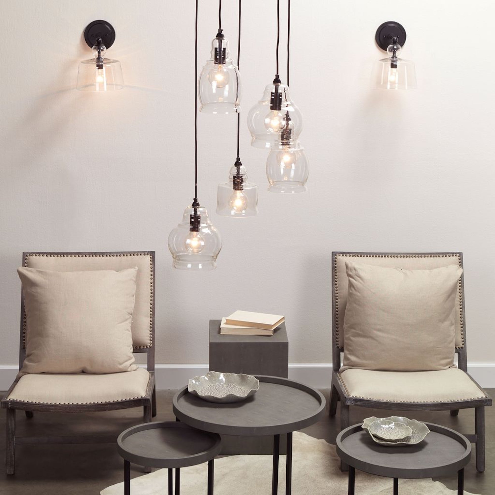 Hudson Glass Wall Sconce by Jamie Young