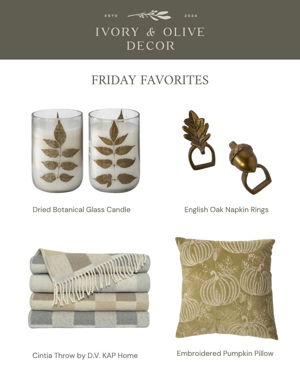Friday Favorites — The Fall Edit