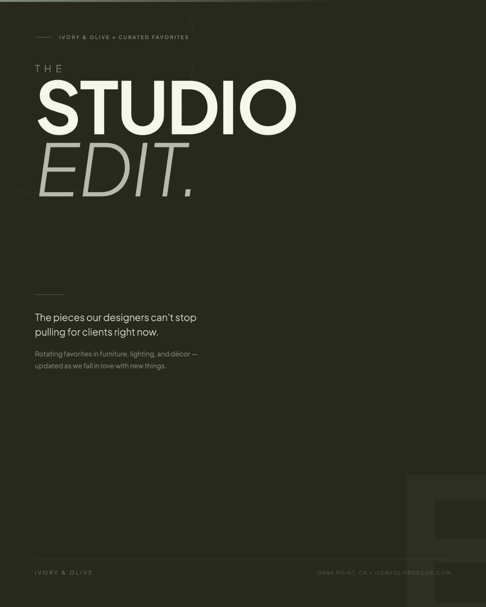The Studio Edit