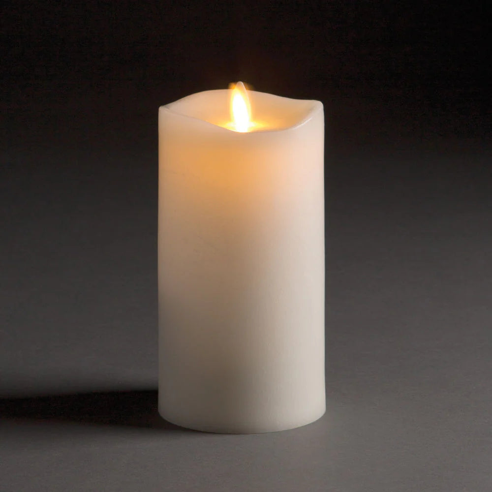 Lightli Moving Flame Indoor Pillar Candle 3" Wide by Napa Home & Garden