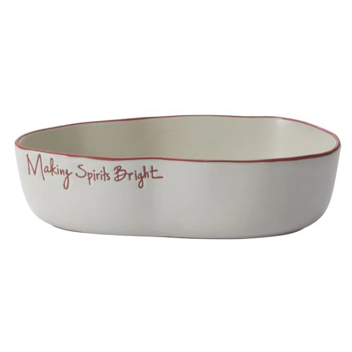Evergreen Ceramic Serving Dish – Off-White by Ivory & Olive