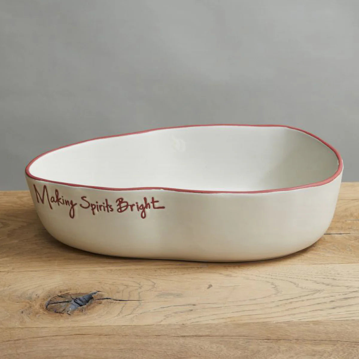 Evergreen Ceramic Serving Dish – Off-White by Ivory & Olive