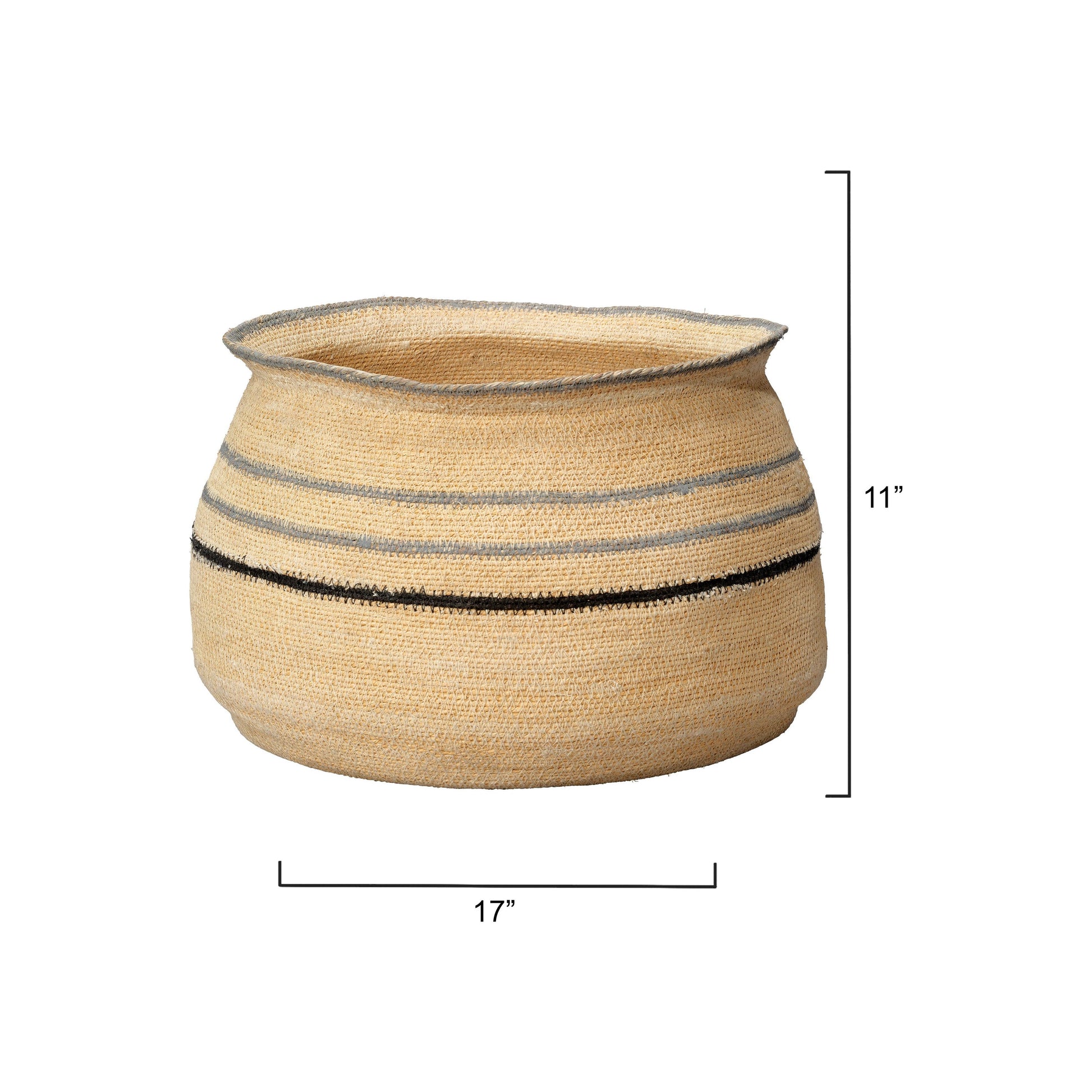Caterpillar Seagrass Basket by Jamie Young