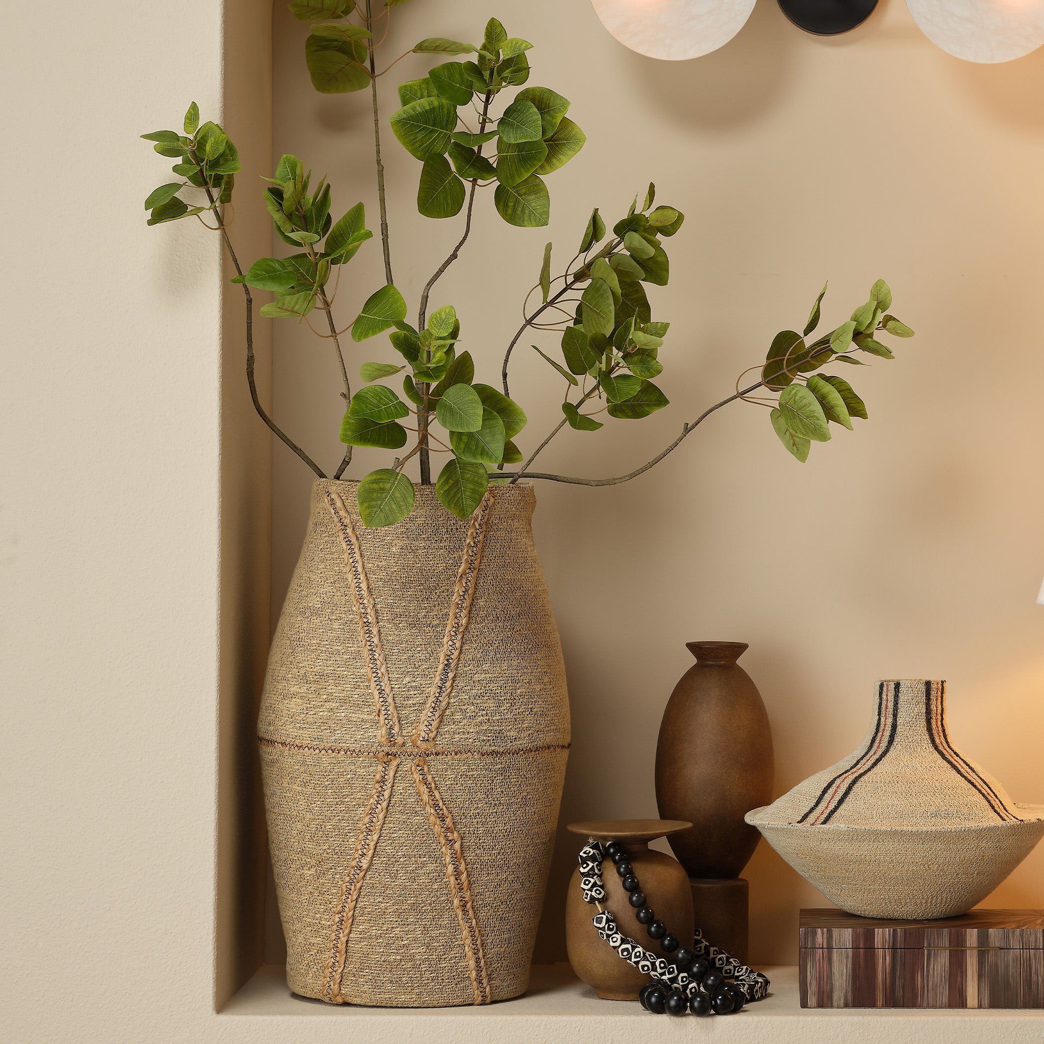 Dragonfly Seagrass Basket by Jamie Young