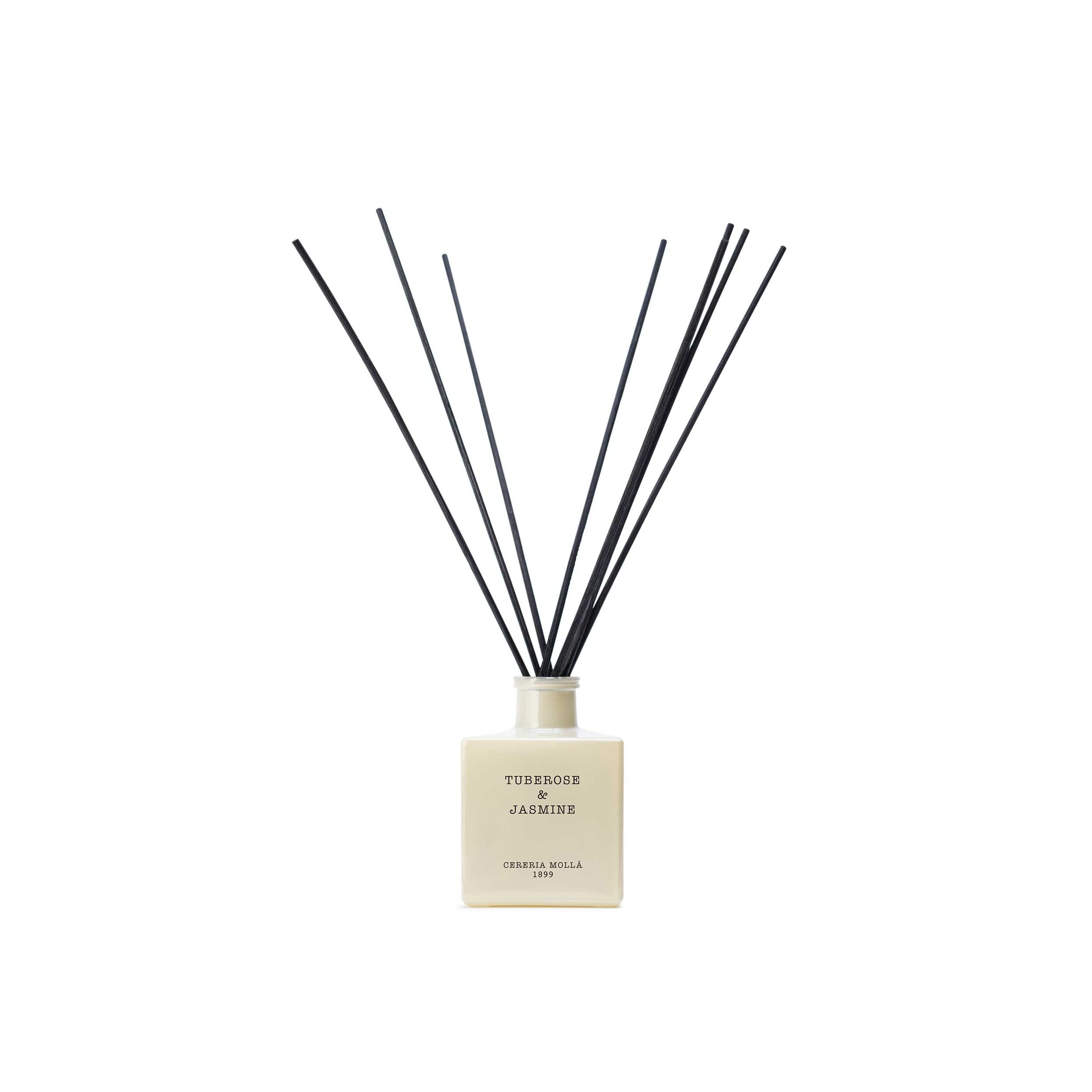 Cereria Molla Bulgarian Rose & Oud Reed Diffuser - 3.4 Fl Oz, Luxury Home Fragrance
