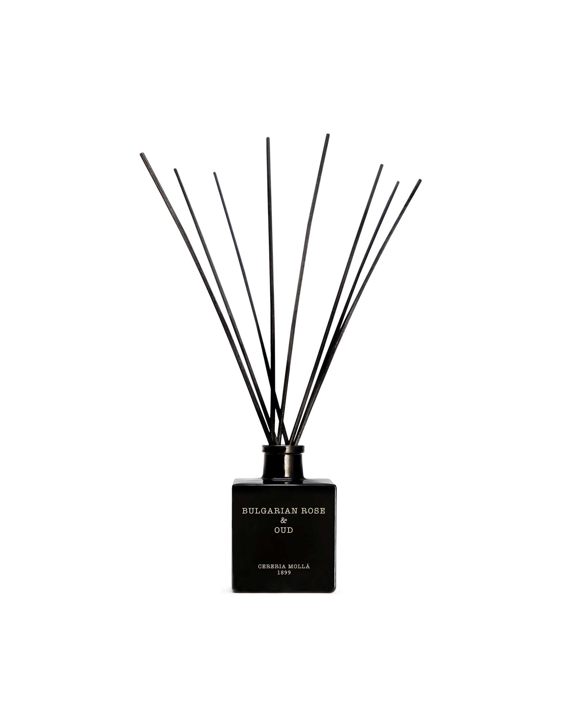 Cereria Molla Bulgarian Rose & Oud Black Reed Diffuser 3.4 fl oz by Cereria Molla