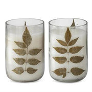 Dried Botanical Glass Candle