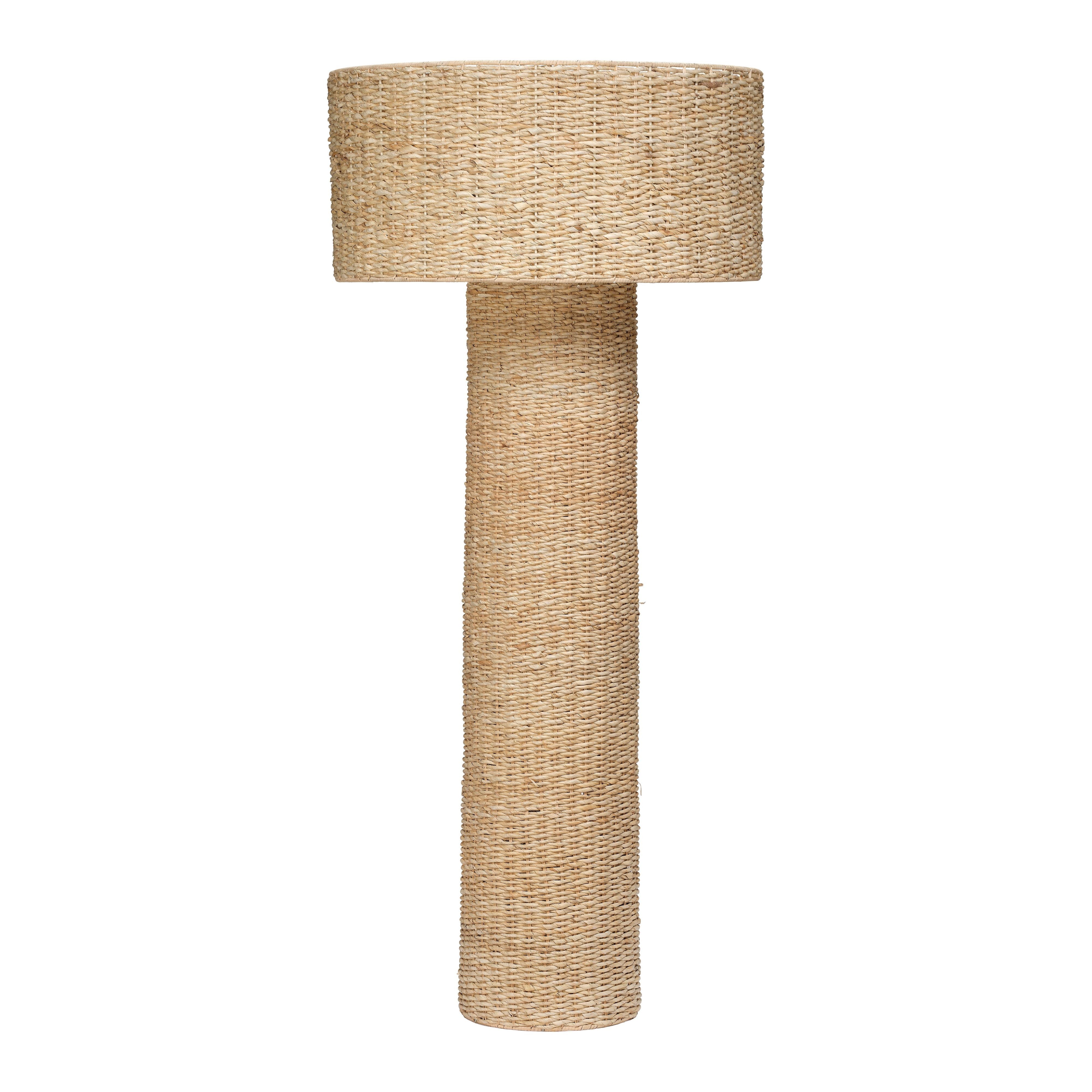 Big Island Woven 2-Light Floor Lamp, Natural by Jamie Young