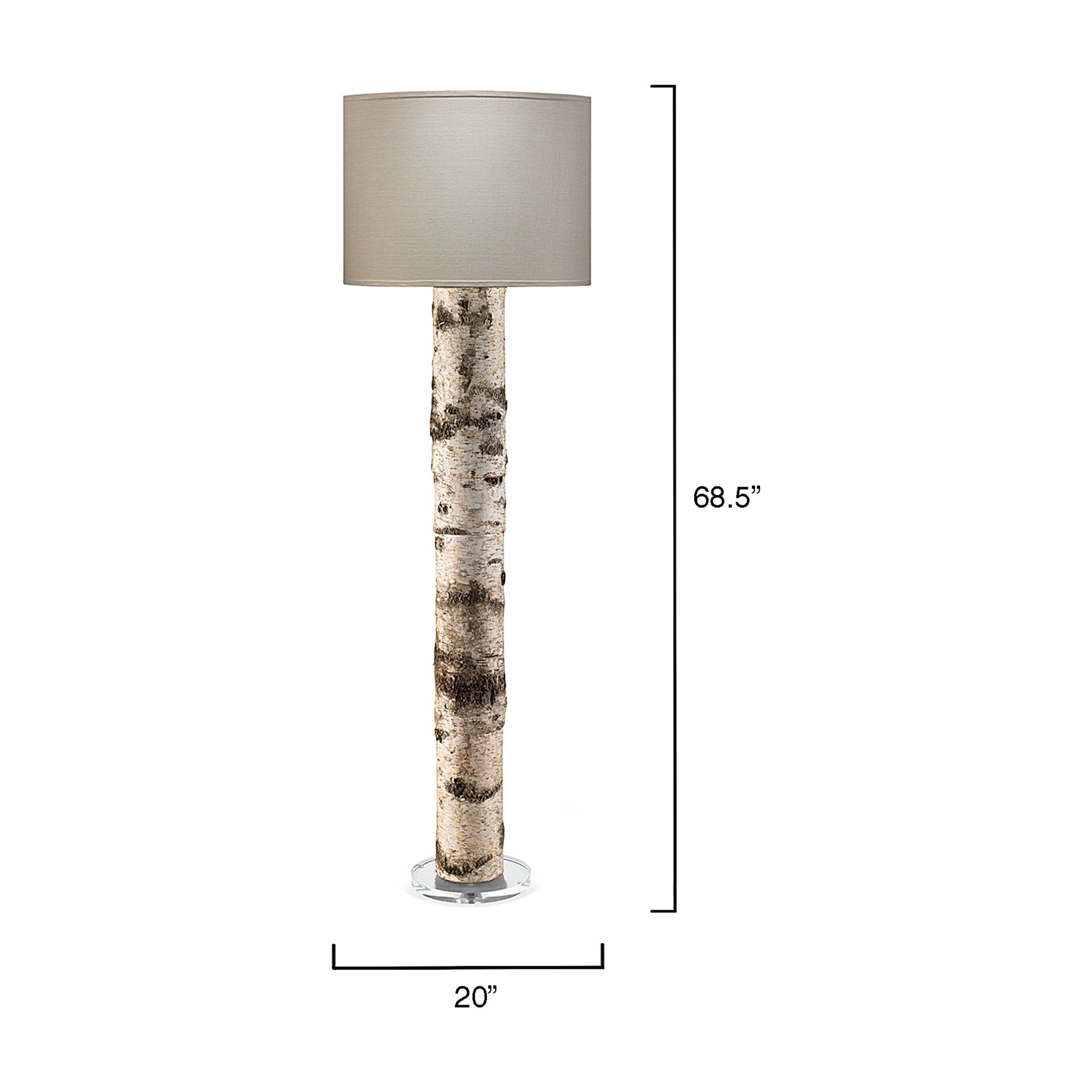 Forrester Birch 1-Light Floor Lamp by Jamie Young