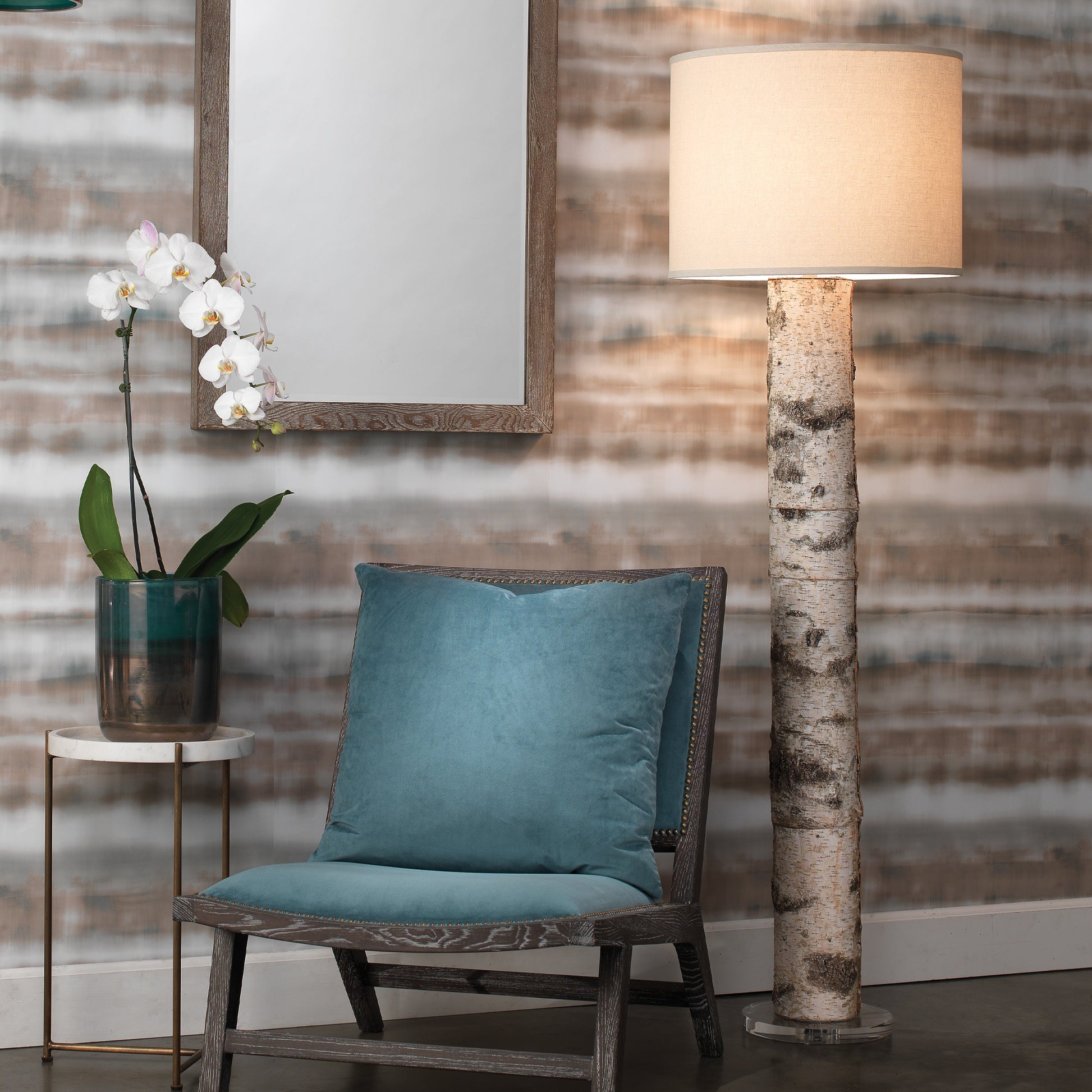 Forrester Birch 1-Light Floor Lamp by Jamie Young