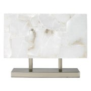 Ghost Horizon Alabaster Table Lamp, Silver by Jamie Young