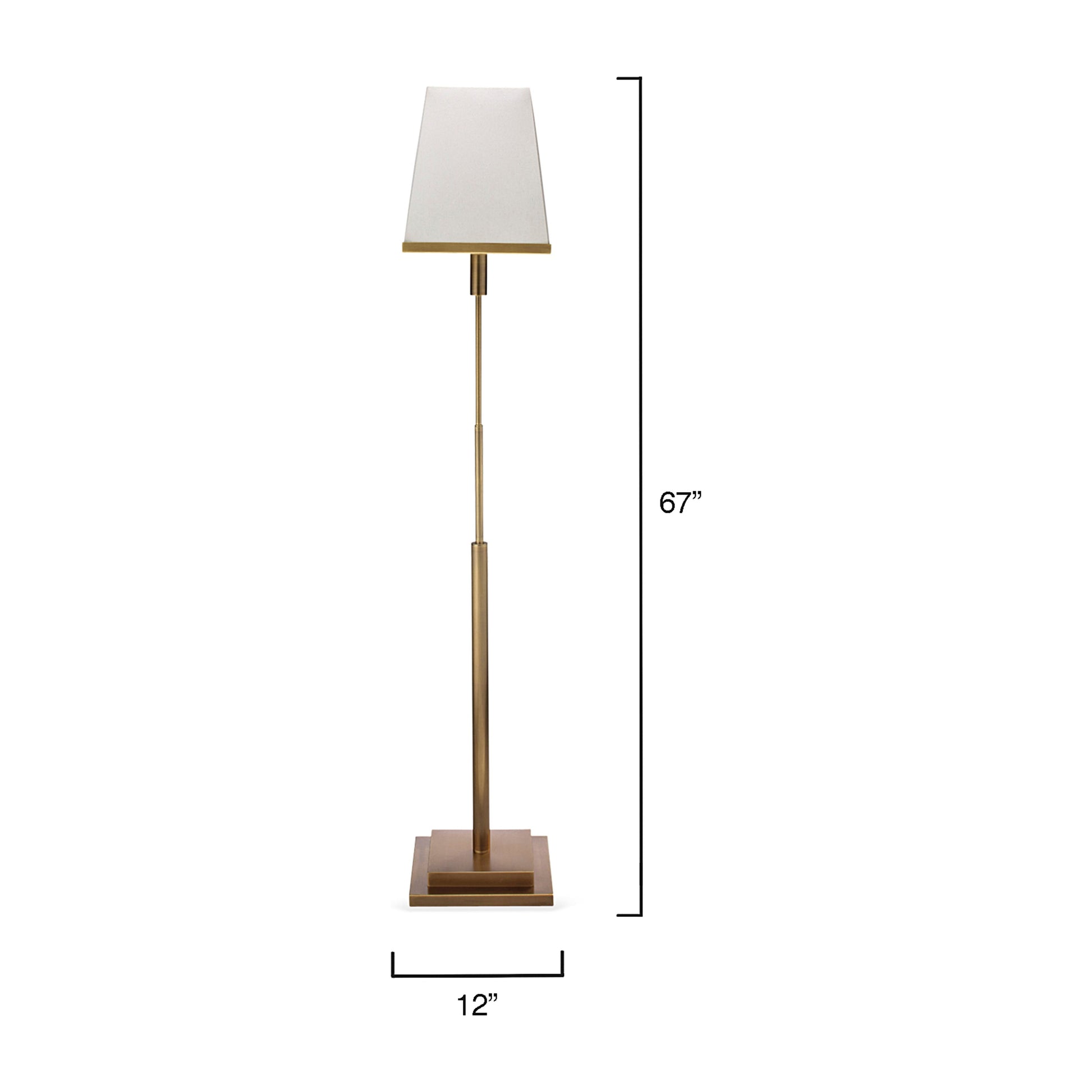 Jud Steel 1-Light Floor Lamp by Jamie Young