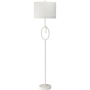 Knot 1-Light Floor Lamp, White White by Jamie Young
