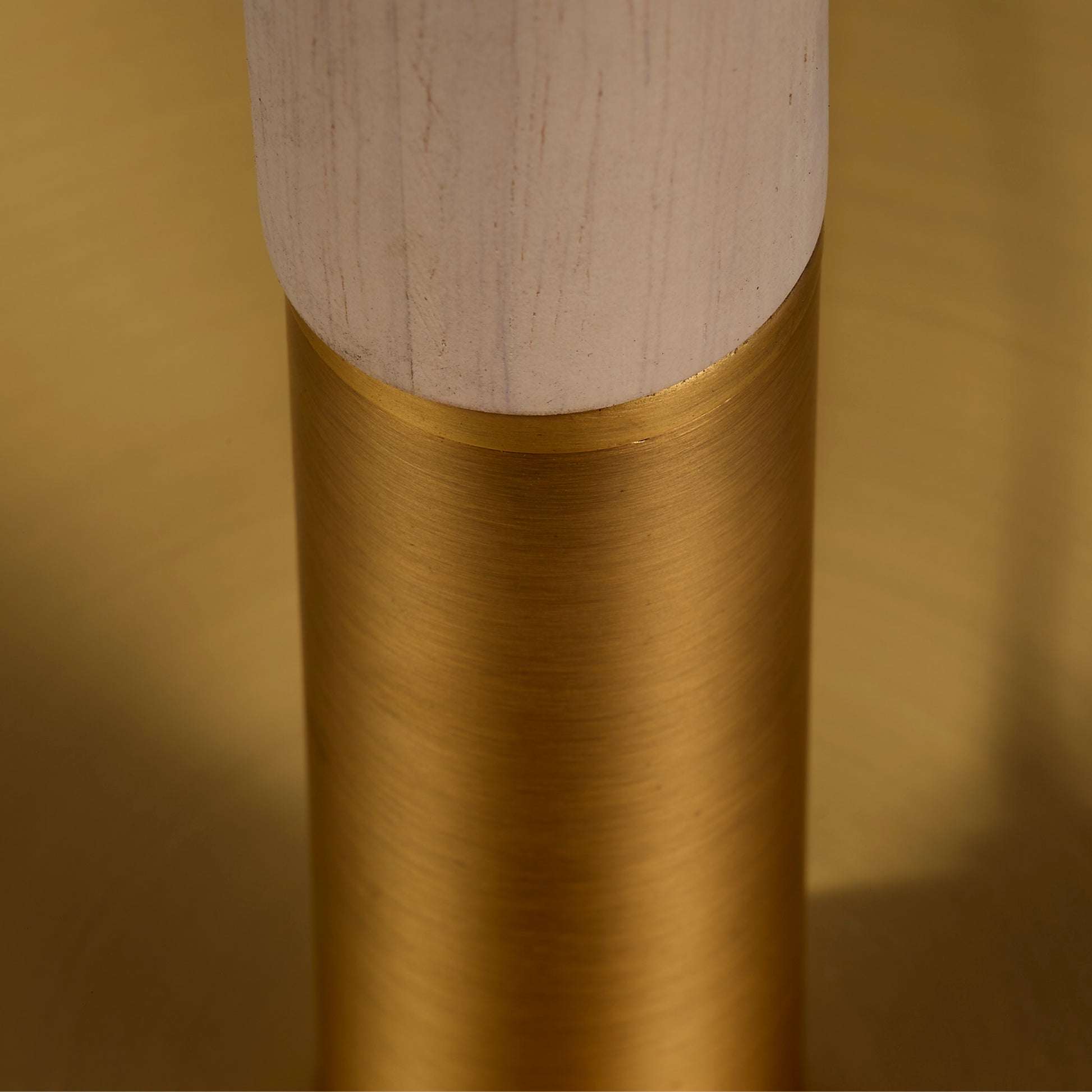 Merlin Metal and Wood Floor Lamp by Jamie Young