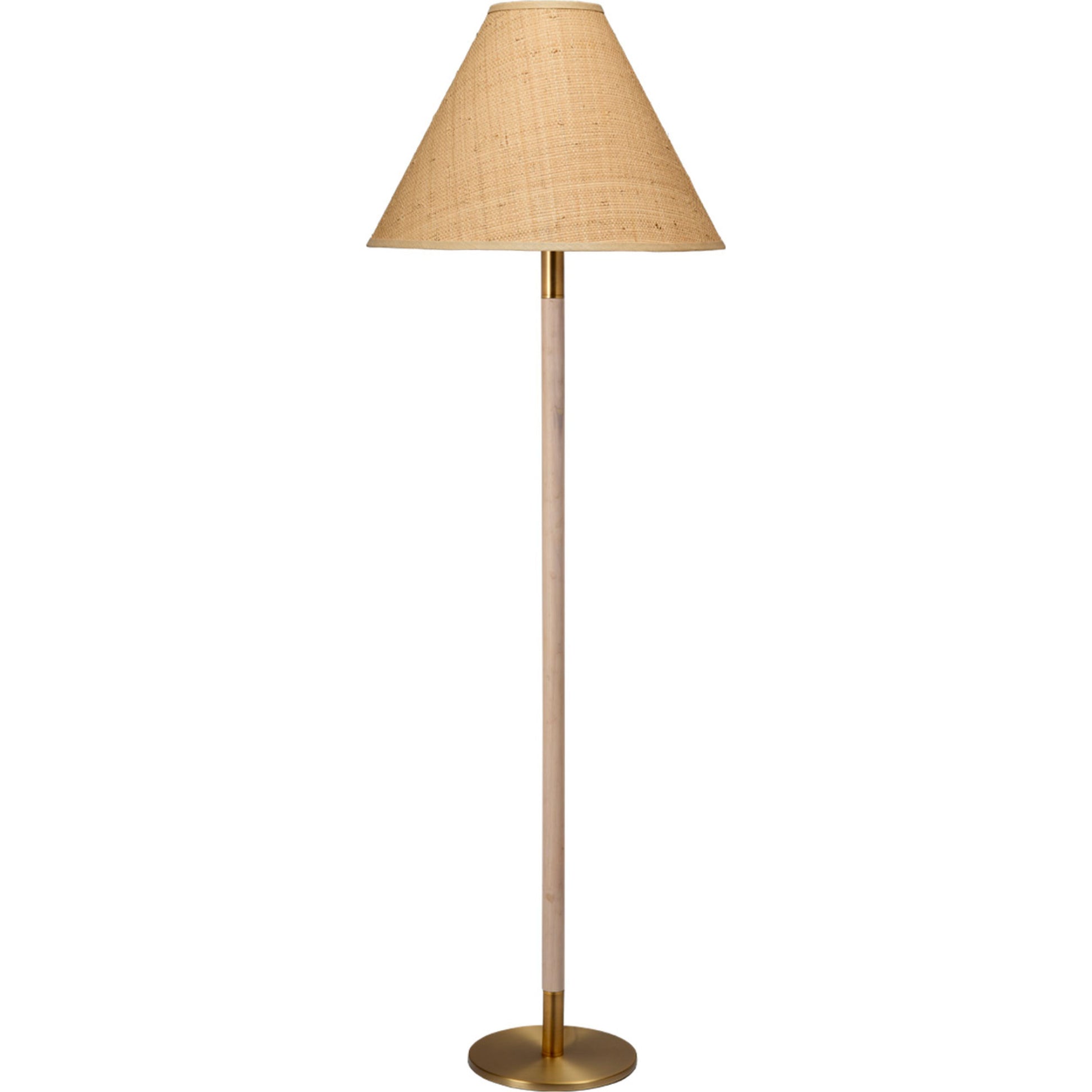 Morgana Metal and Wood Floor Lamp by Jamie Young