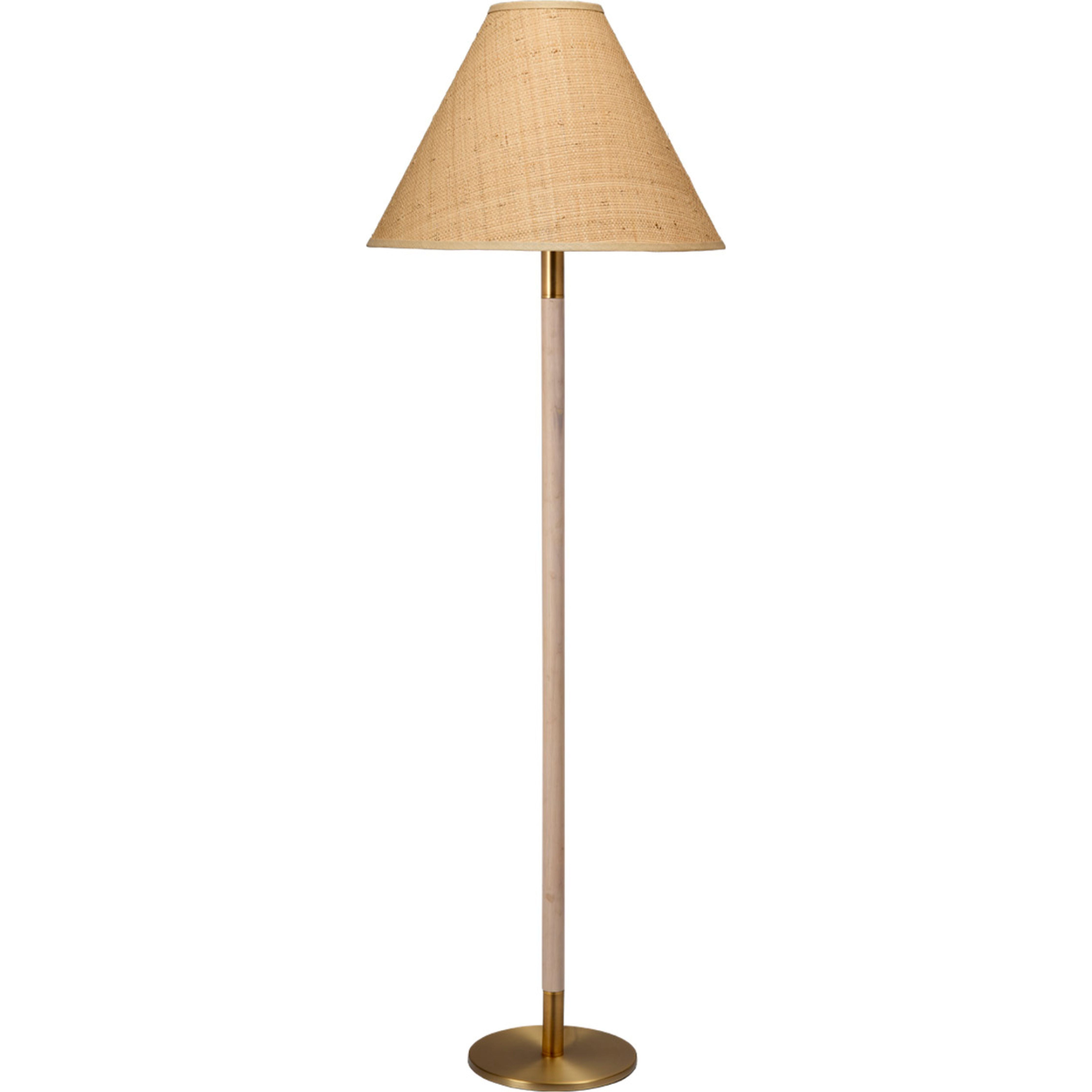 Morgana Metal and Wood Floor Lamp by Jamie Young