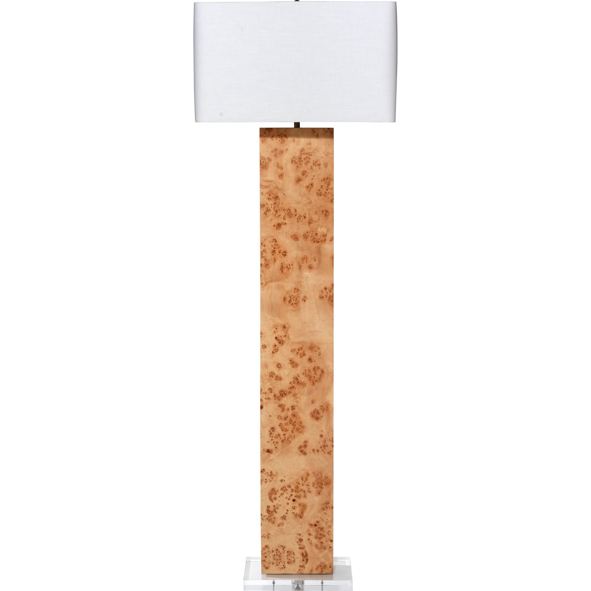 Parallel Burl Wood Floor Lamp by Jamie Young