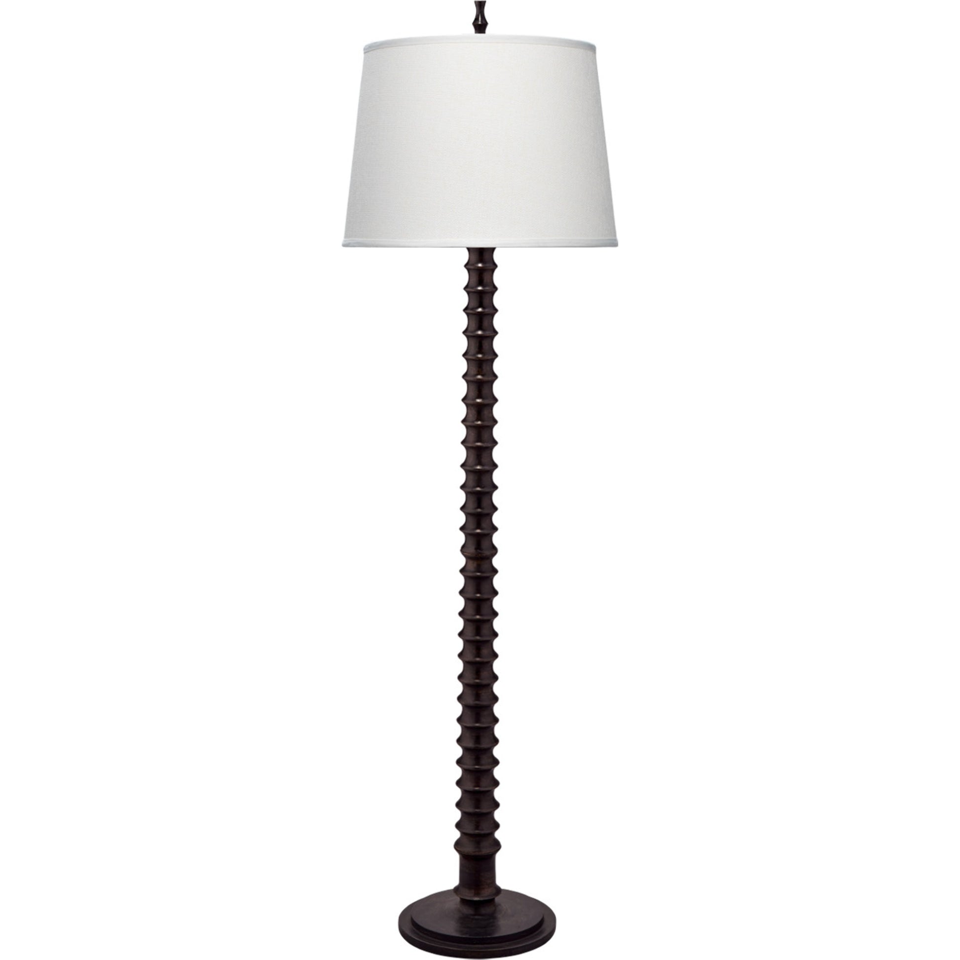 Revolution Wood 1-Light Floor Lamp, Black by Jamie Young