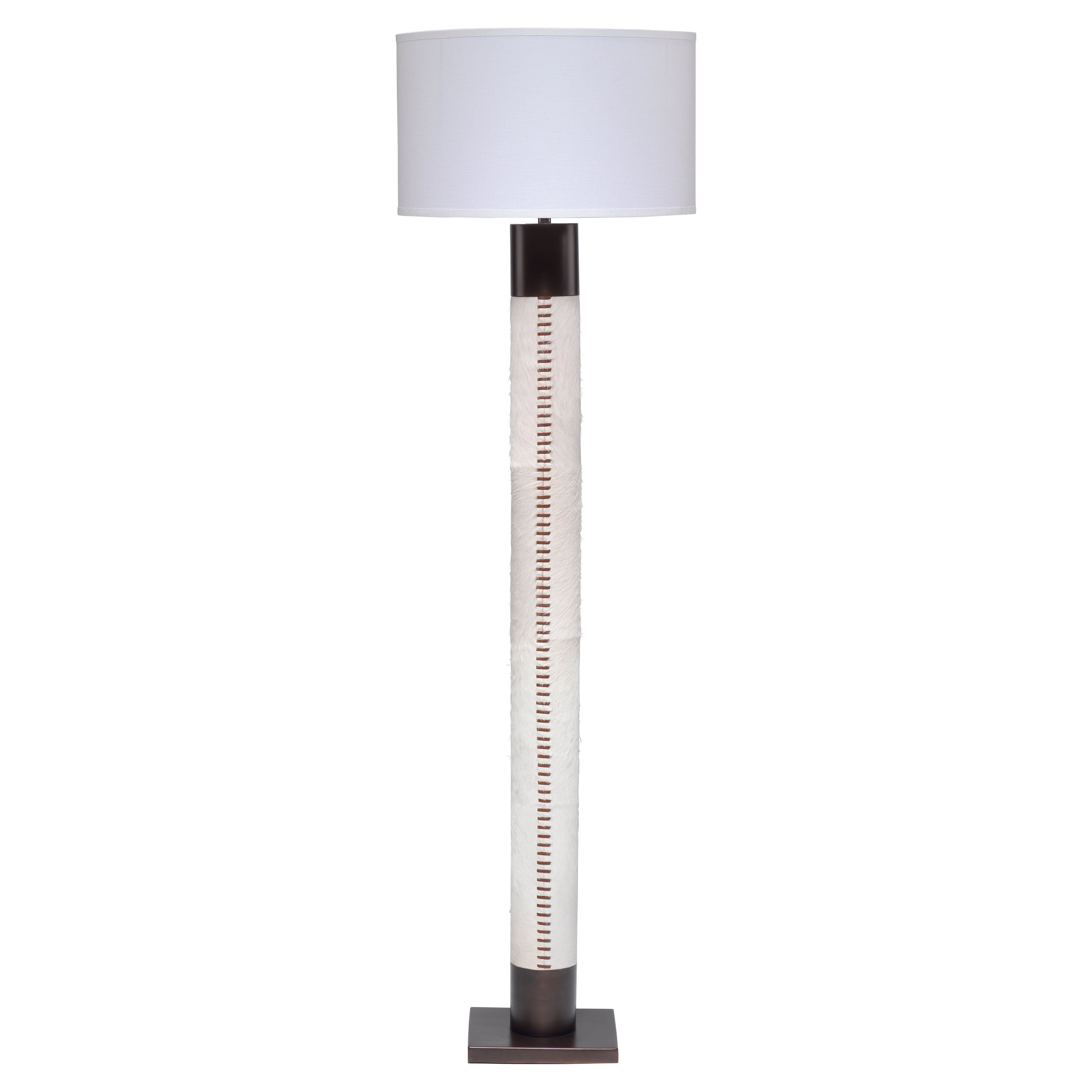 Sheridan Hide Floor Lamp by Jamie Young