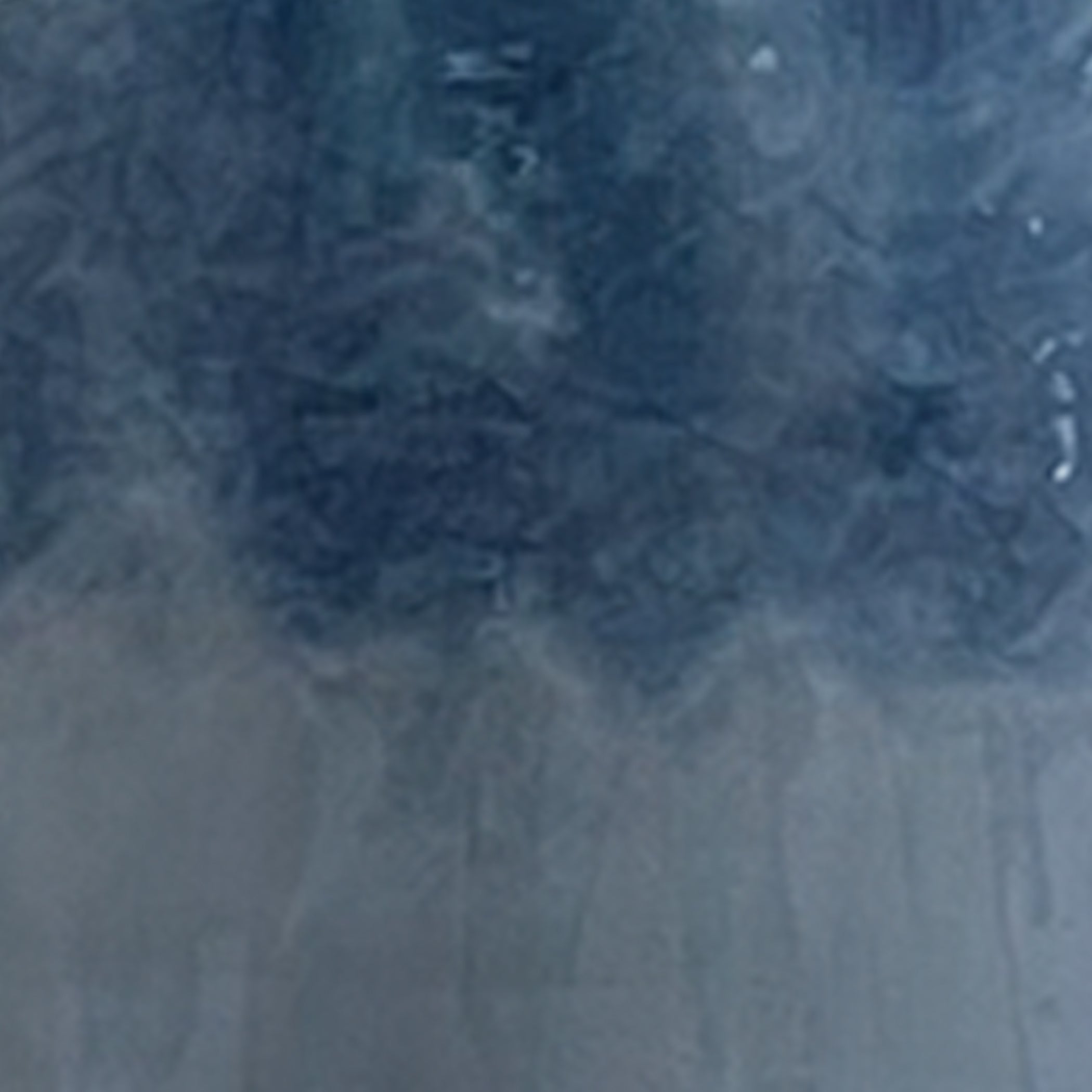 Twilight Iron Table Lamp with Linen Shade, Blue Ombre by Jamie Young