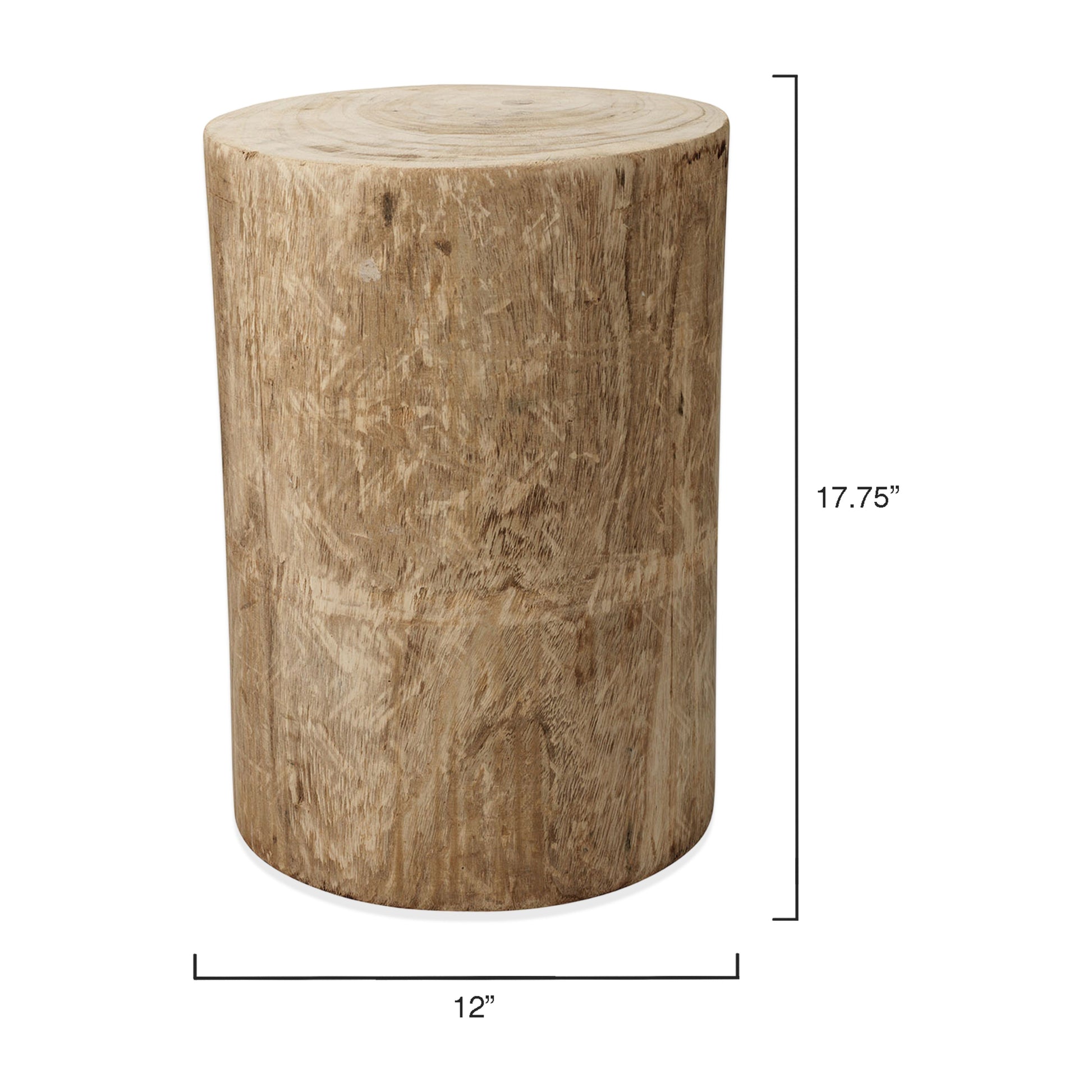 Agave Wood Side Table by Jamie Young