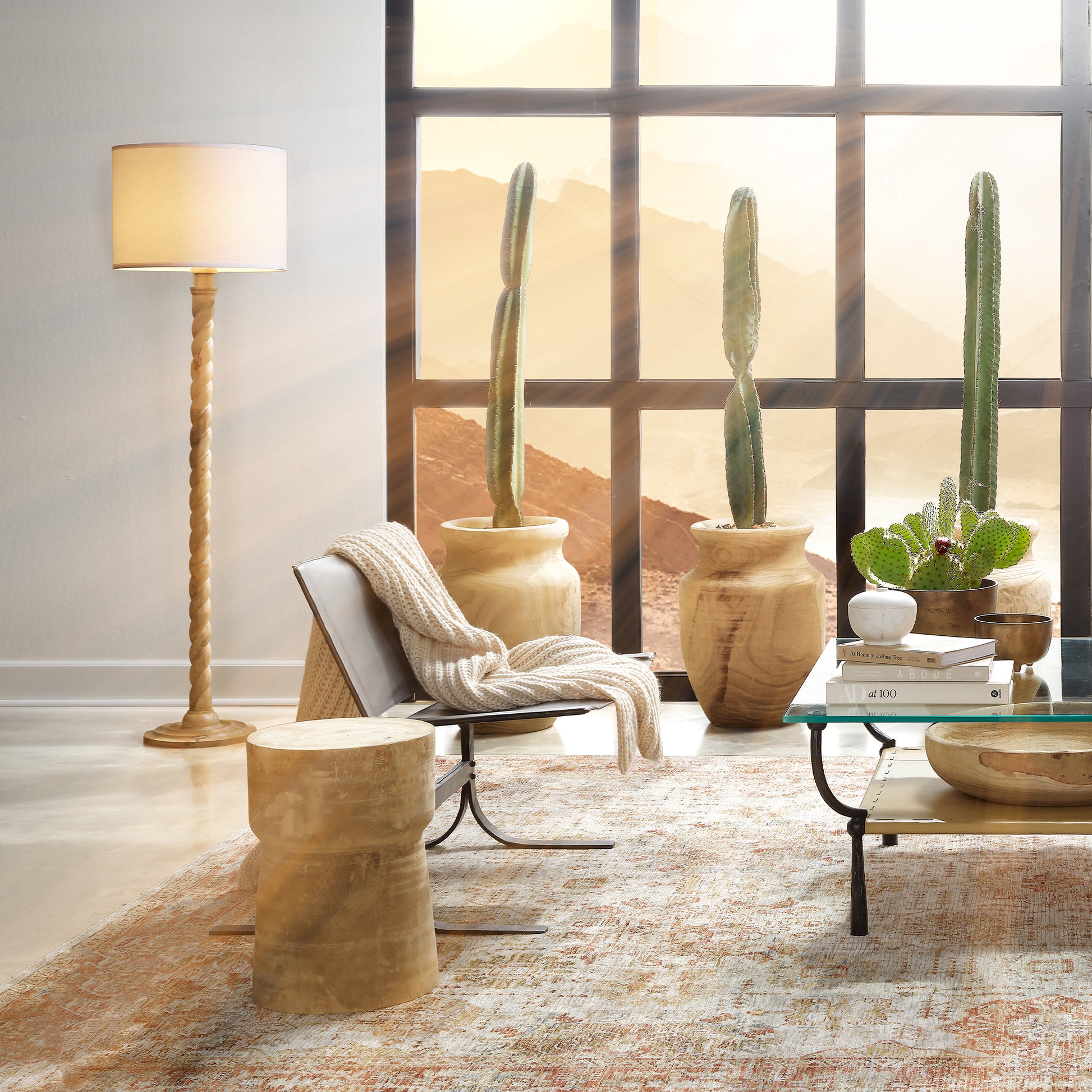 Alessa Leather Sling Chair by Jamie Young