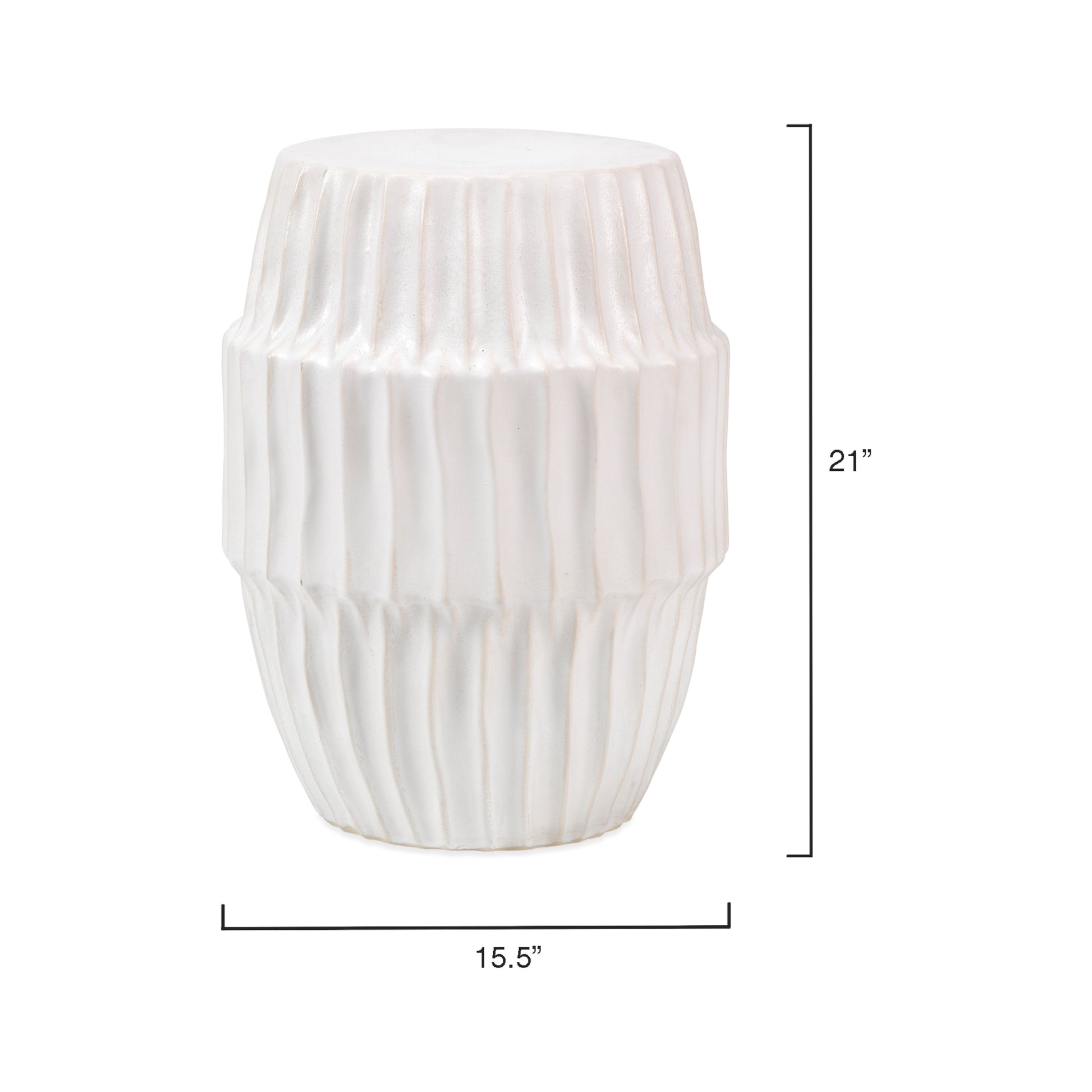 Algae Ceramic Indoor/Outdoor Side Table by Jamie Young