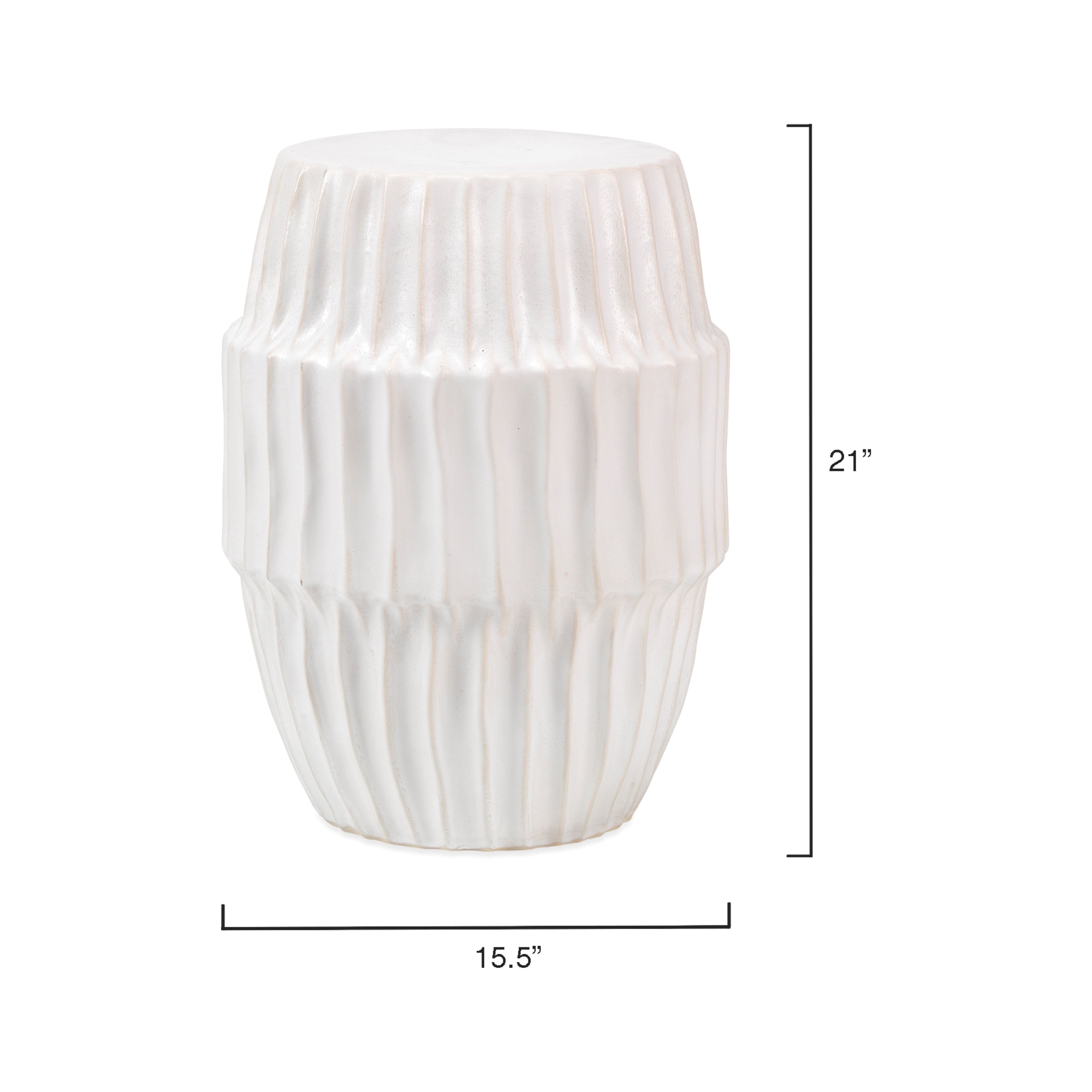Algae Ceramic Indoor/Outdoor Side Table by Jamie Young