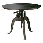 Americana Iron Crank Table, Gun Metal by Jamie Young