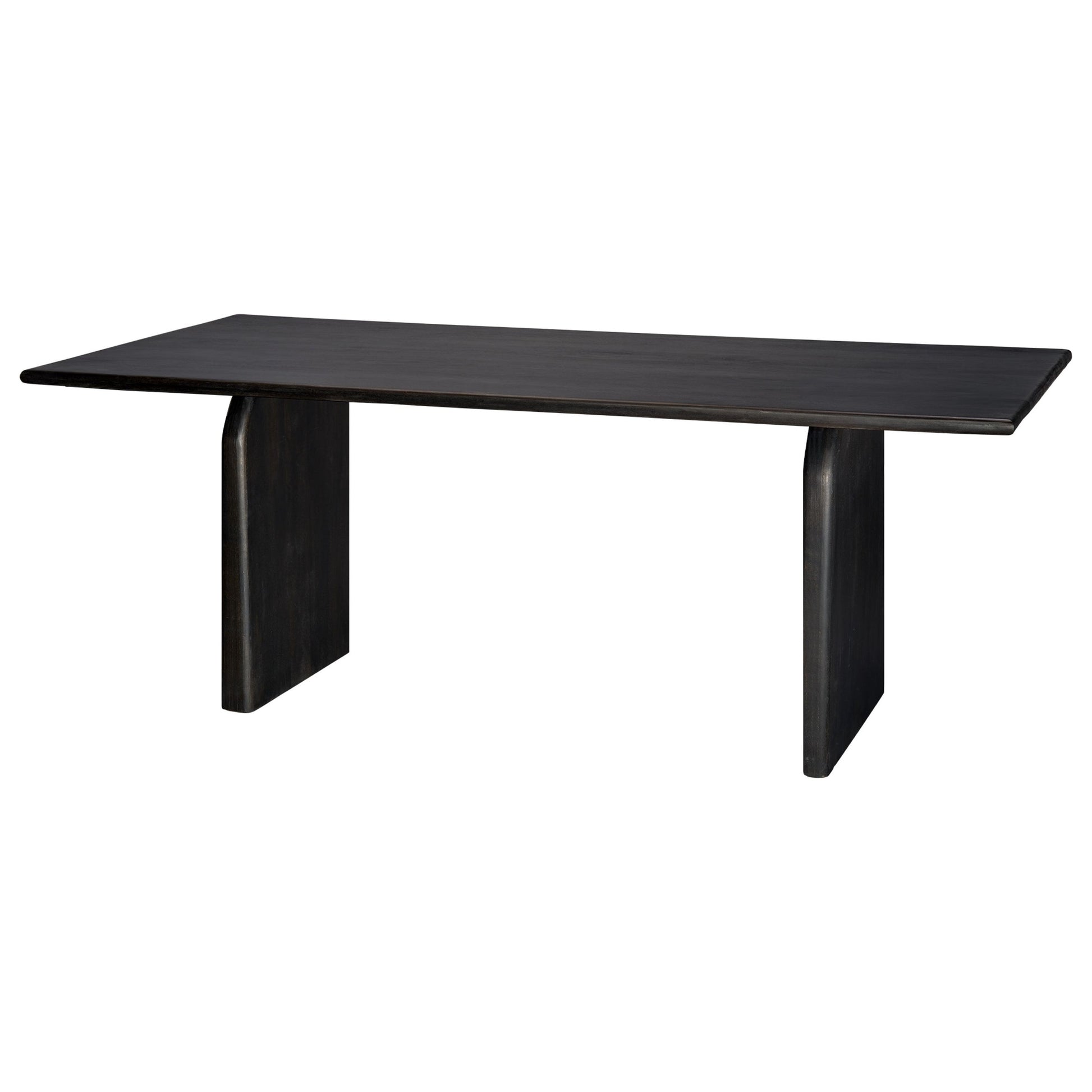 Arc Mango Wood Dining Table Black by Jamie Young