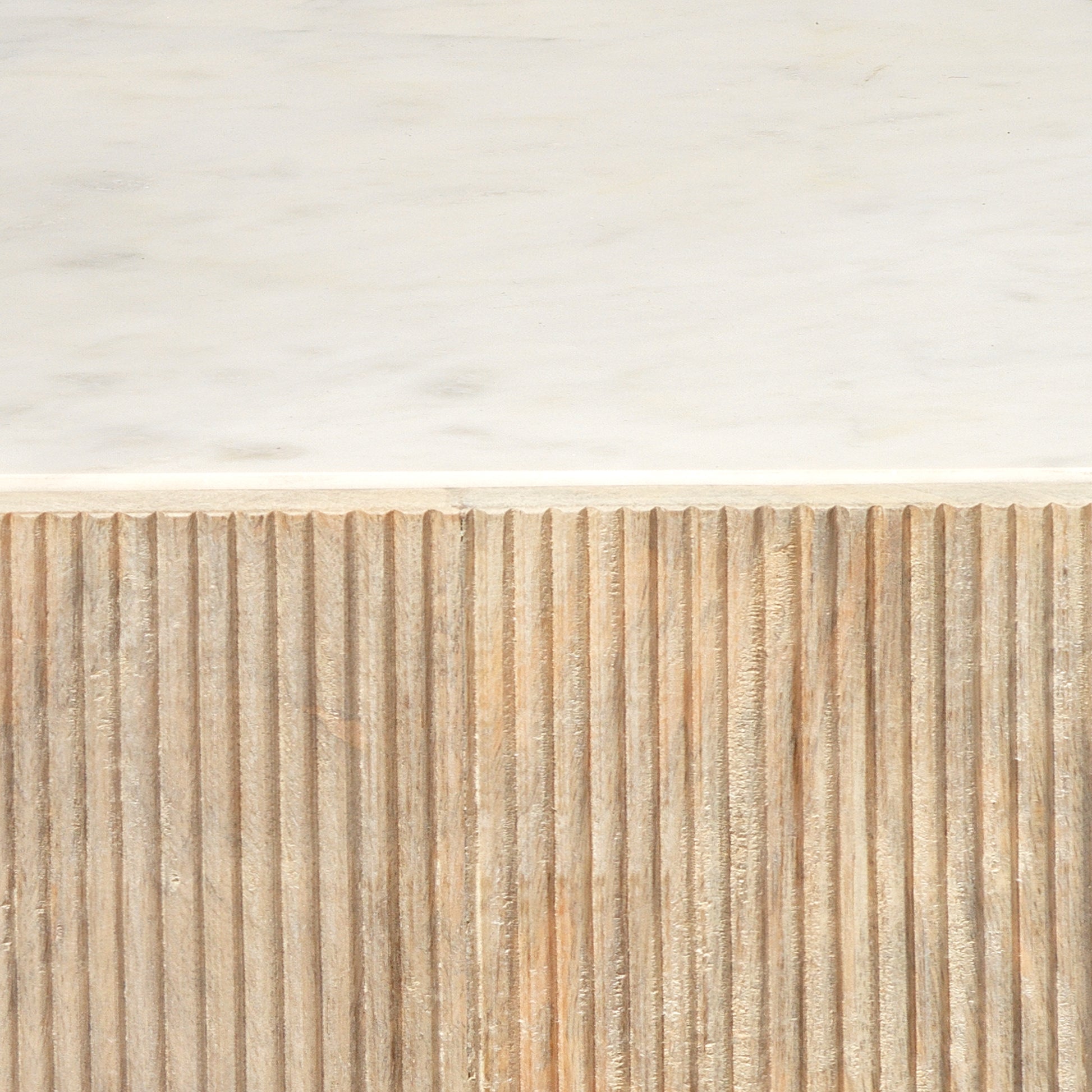 Argan Wood Hexagon Table by Jamie Young
