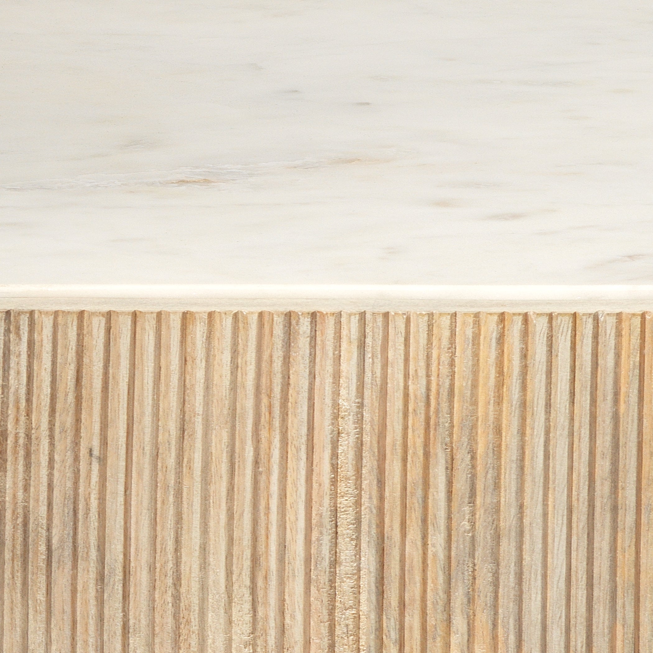 Argan Wood Hexagon Table by Jamie Young