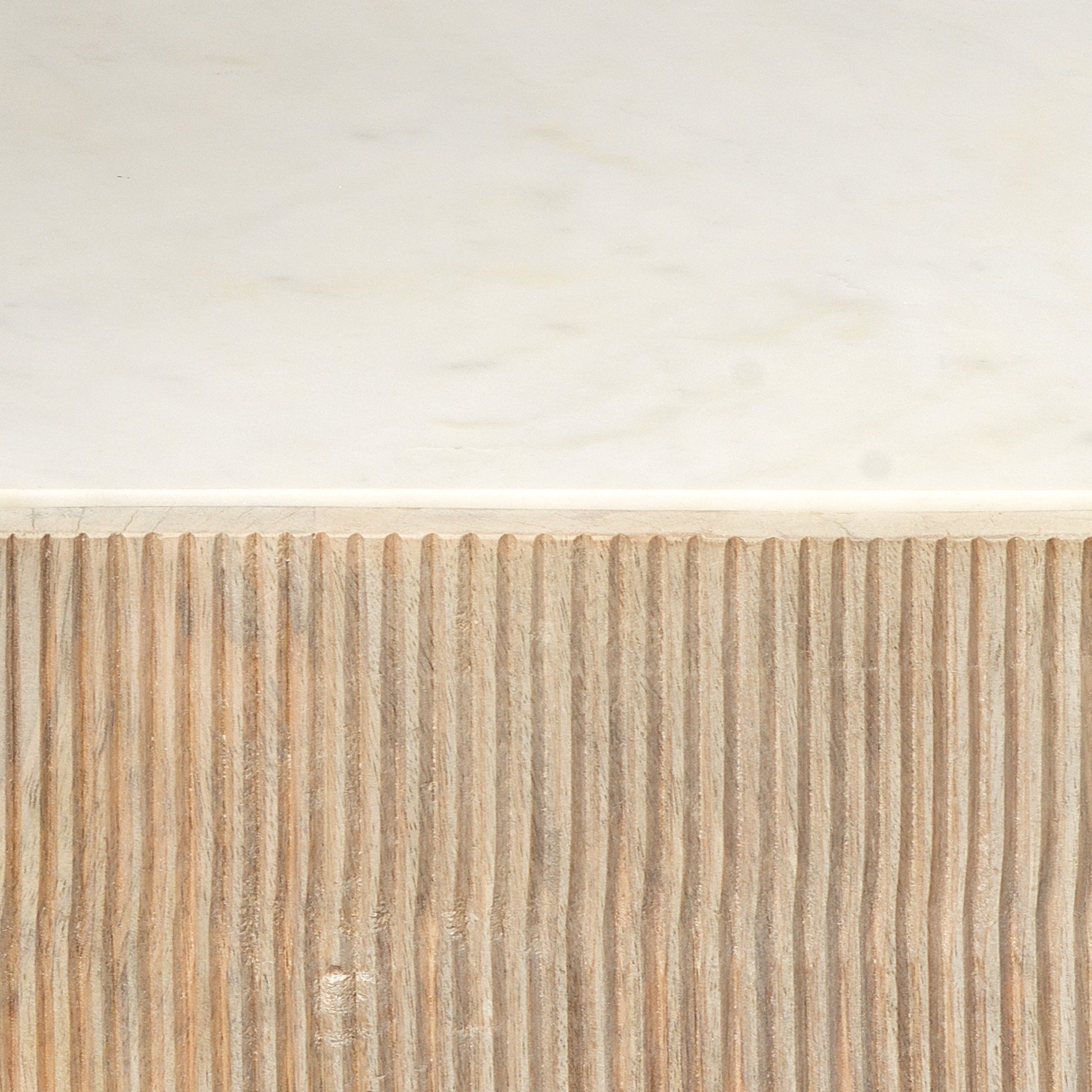 Argan Wood Hexagon Table by Jamie Young
