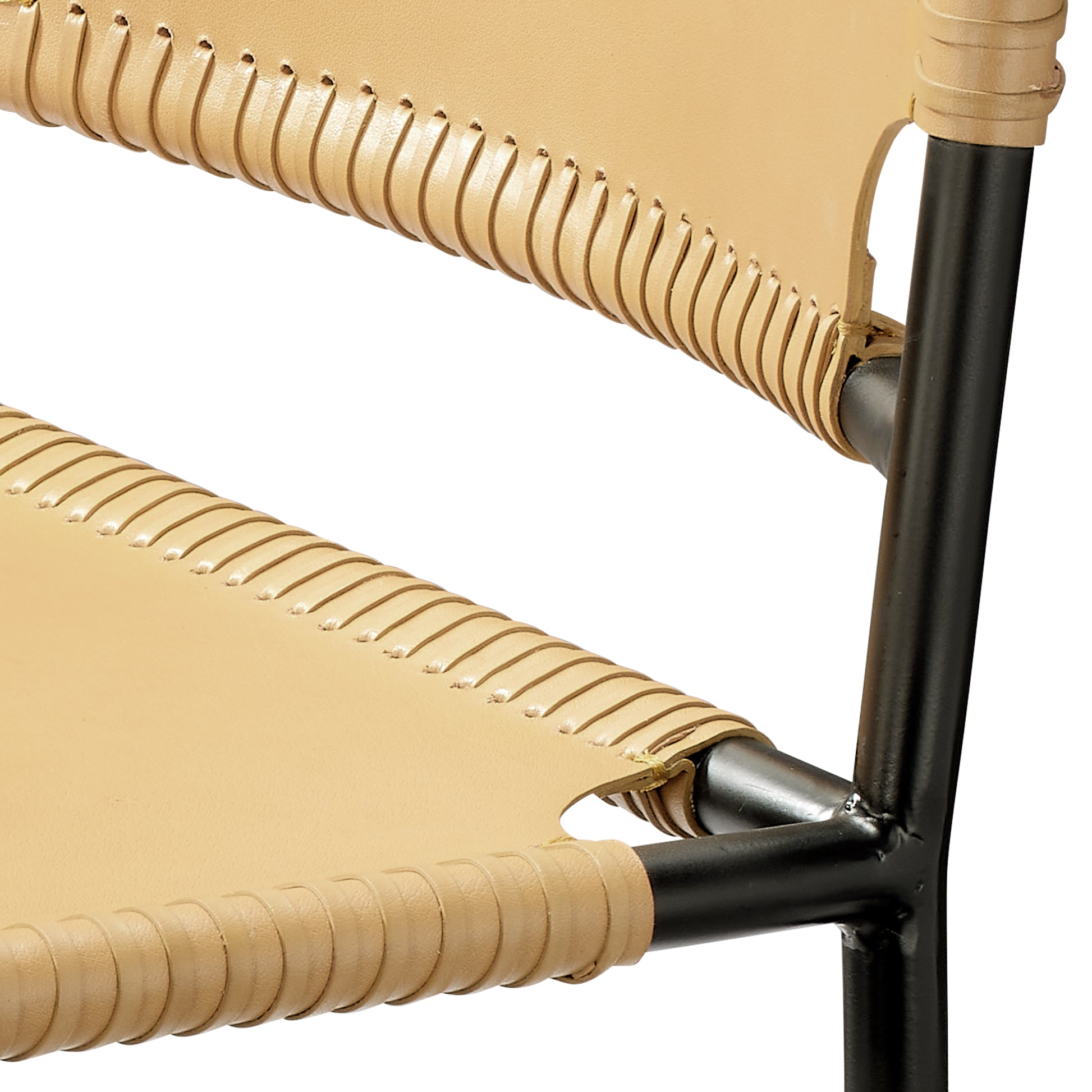 Asher Leather Bar Stool by Jamie Young