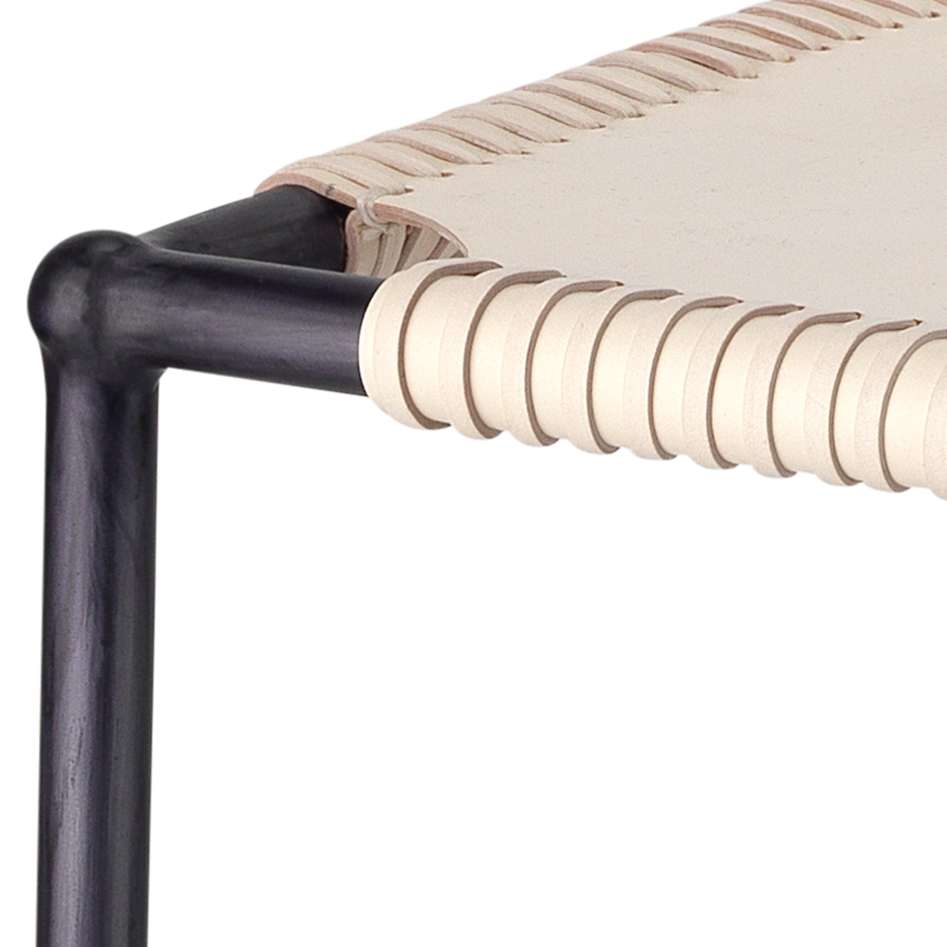 Asher Leather Bar Stool by Jamie Young