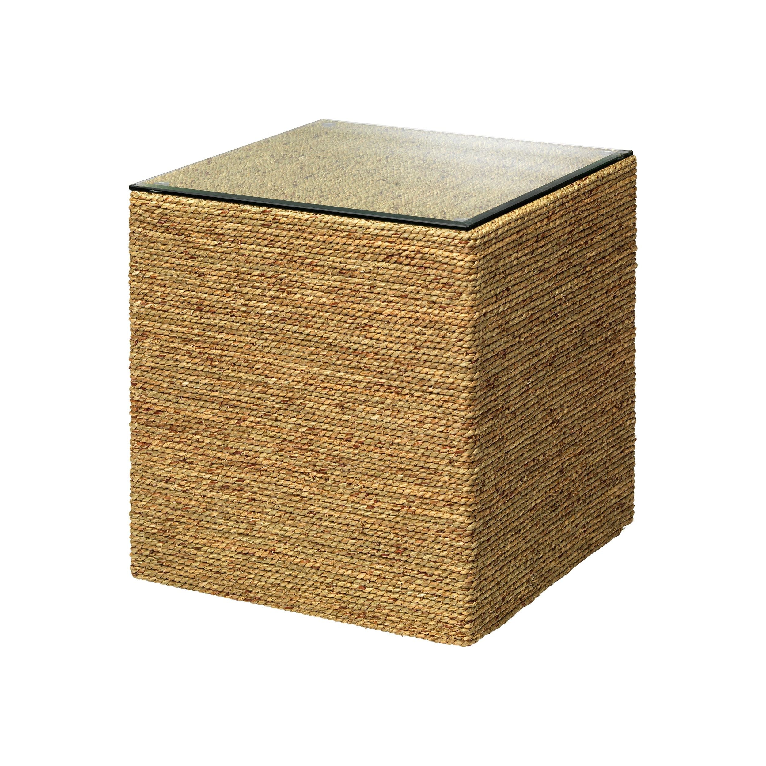 Captain Seagrass Square Side Table by Jamie Young