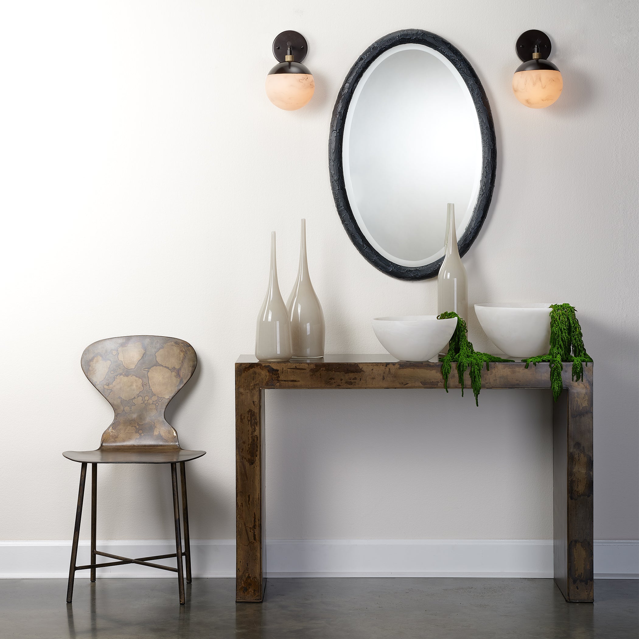 Charlemagne Acid Wash Console Table by Jamie Young