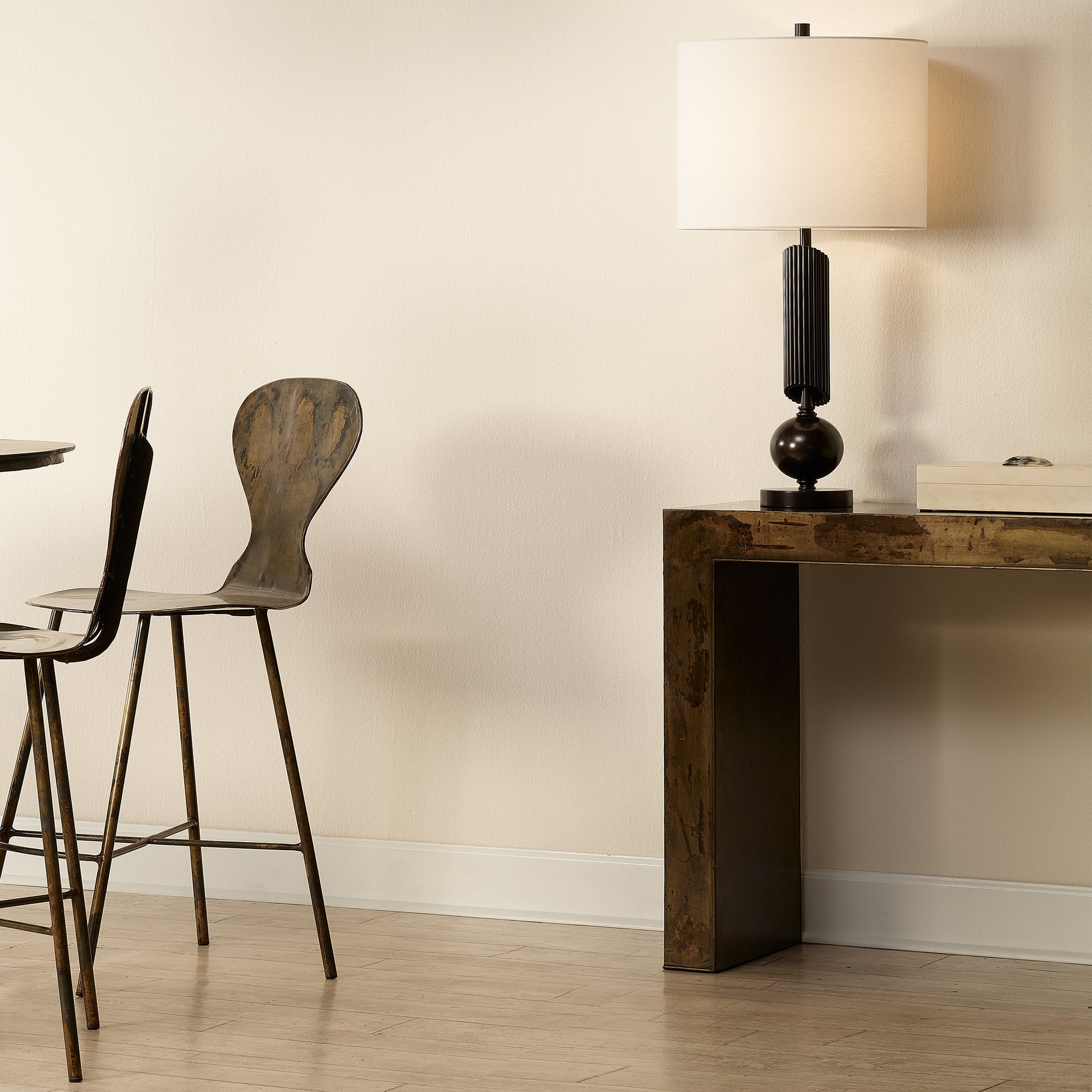 Charlemagne Acid Wash Console Table by Jamie Young